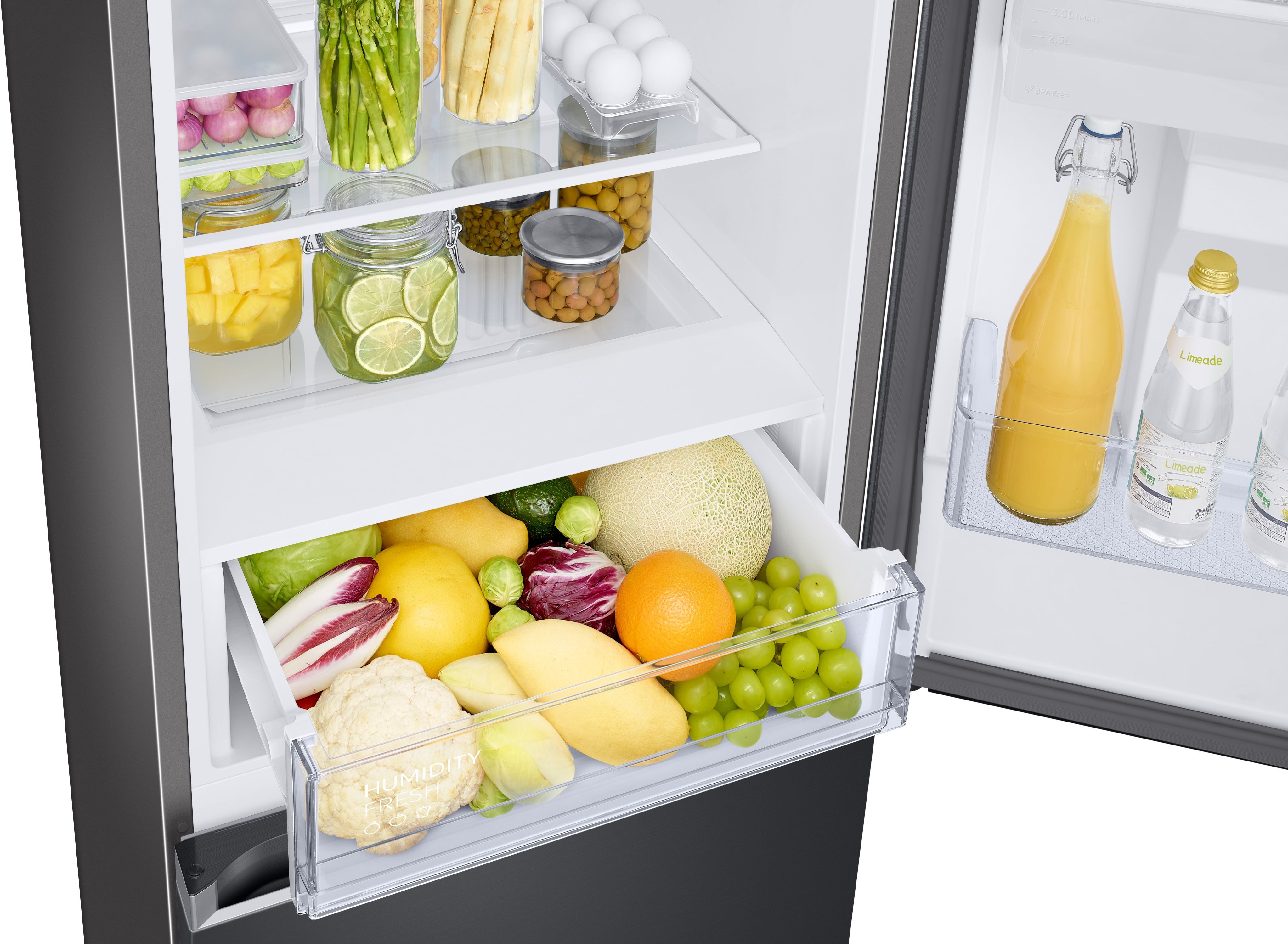 Samsung Kühl-/Gefrierkombination 7300 Serie RL34C652CB1, 185,3 cm hoch, 59,5 cm breit, No Frost sowie Wifi & AI Energy Mode (SmartThings) – Bild 5 von 5