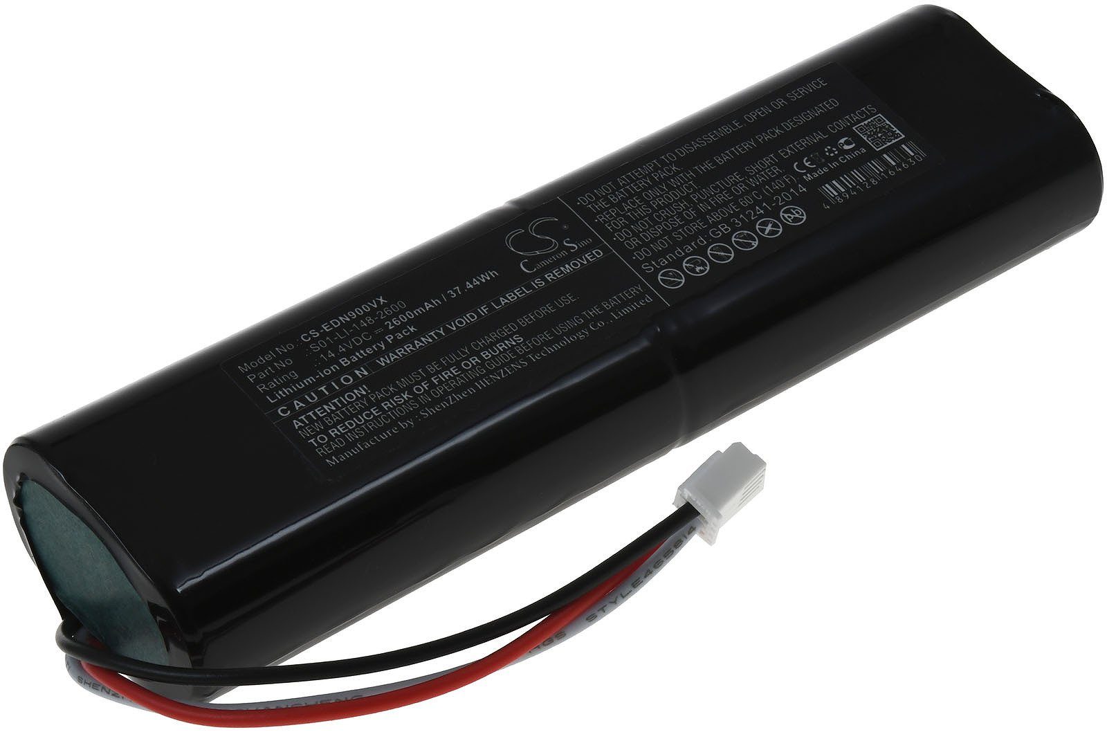 Powery Akku für Ecovacs Deebot Ozmo 930, 937 Staubsauger-Akku 2600 mAh (14.4 V)
