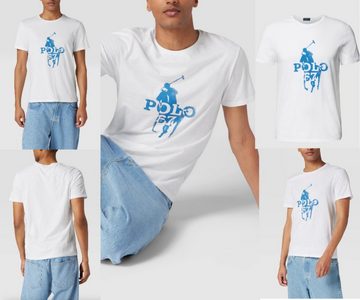 Ralph Lauren T-Shirt Polo Ralph Lauren Polo Player 67 Print T-Shirt Shirt Custom Slim Fit T