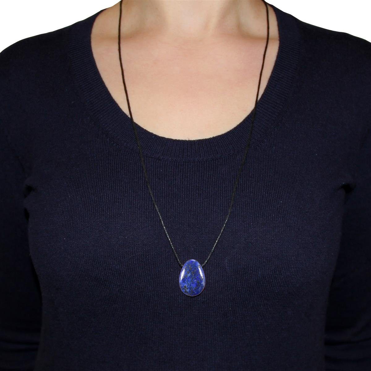 Morella Kette mit Anhänger Halskette 80 cm (1-tlg), Damenkette mit Edelstei günstig online kaufen