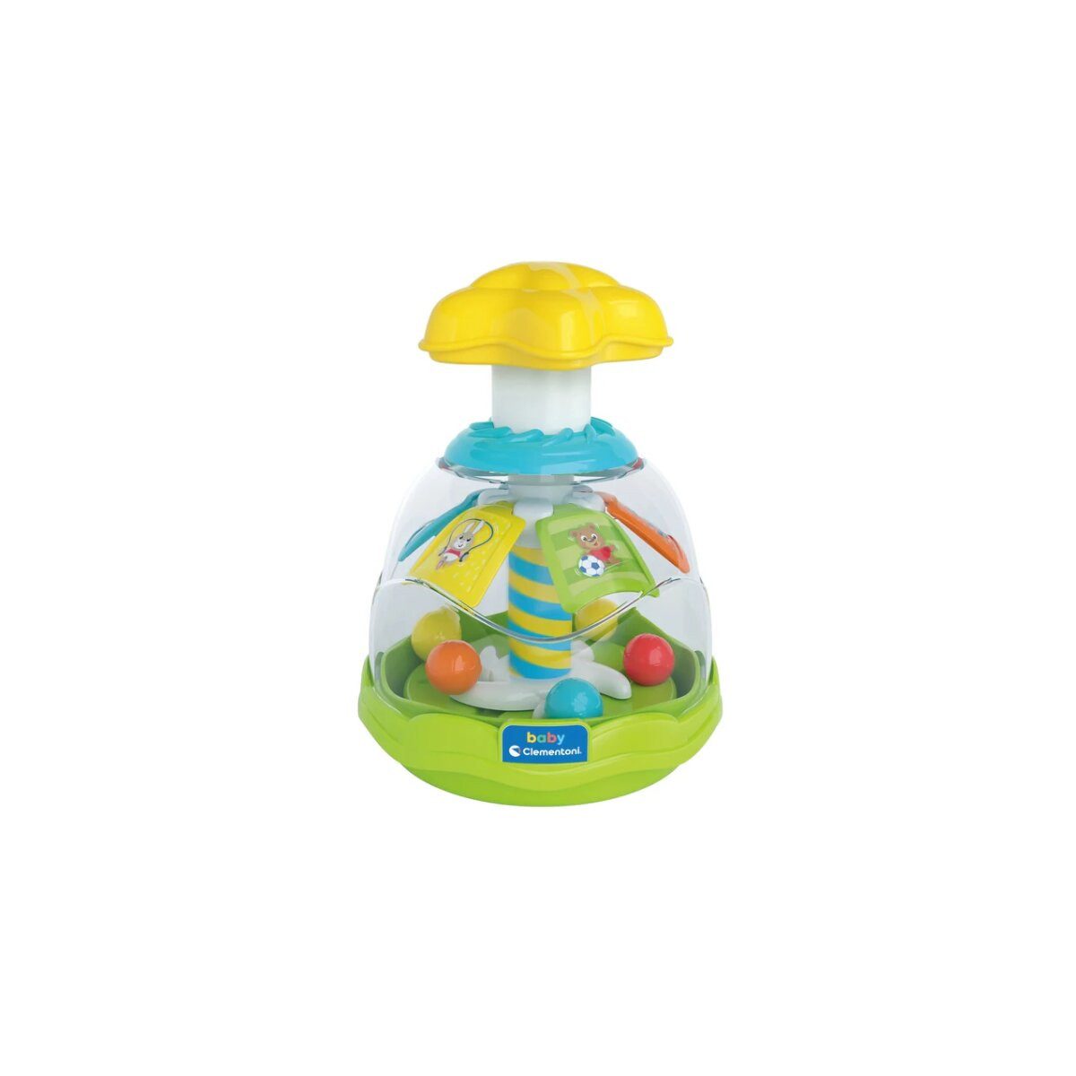 Clementoni® Lernspielzeug Bunter Kreisel mit Tierchen und Kugeln Clementoni 17945