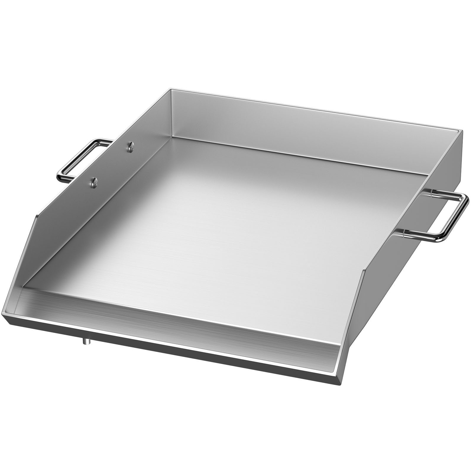 Griddle Flach Edelstahl, Grill Artikelgröße: BBQ 8 46 VEVOR x x Top 40,6 Bratpfanne, x 45,7 cm Flat Edelstahl Grillplatte 40 Herd