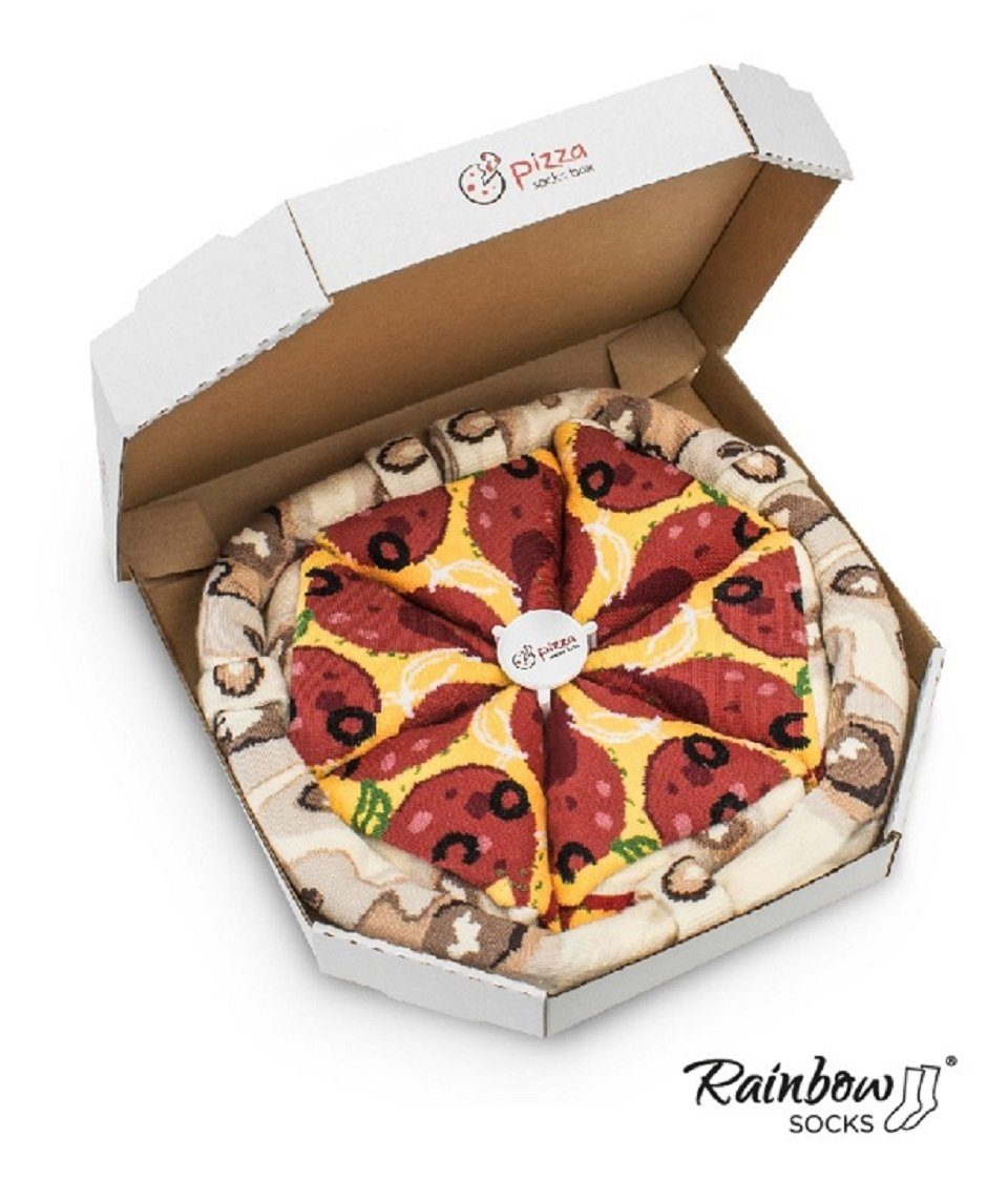 Capelli New York Socken Pizza Geschenk Box- Pepperoni Socken