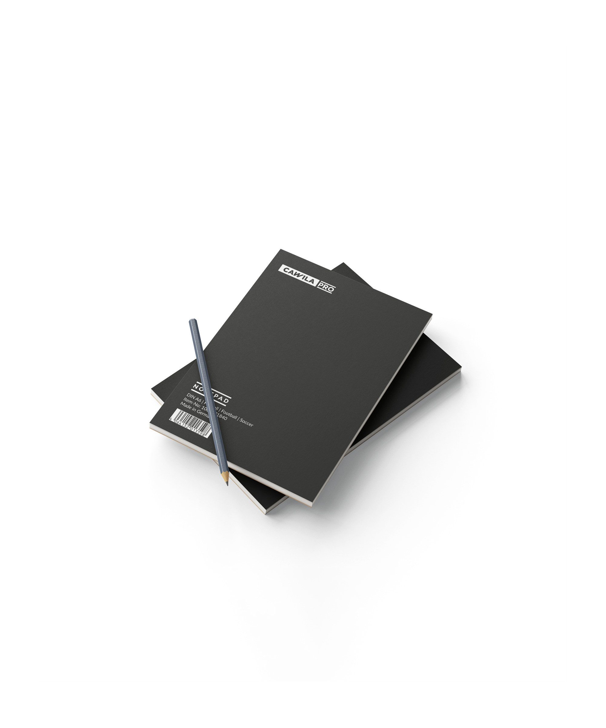 Cawila Trainingshilfe Cawila PRO Notepad, Fußball, 50 Blatt, A6
