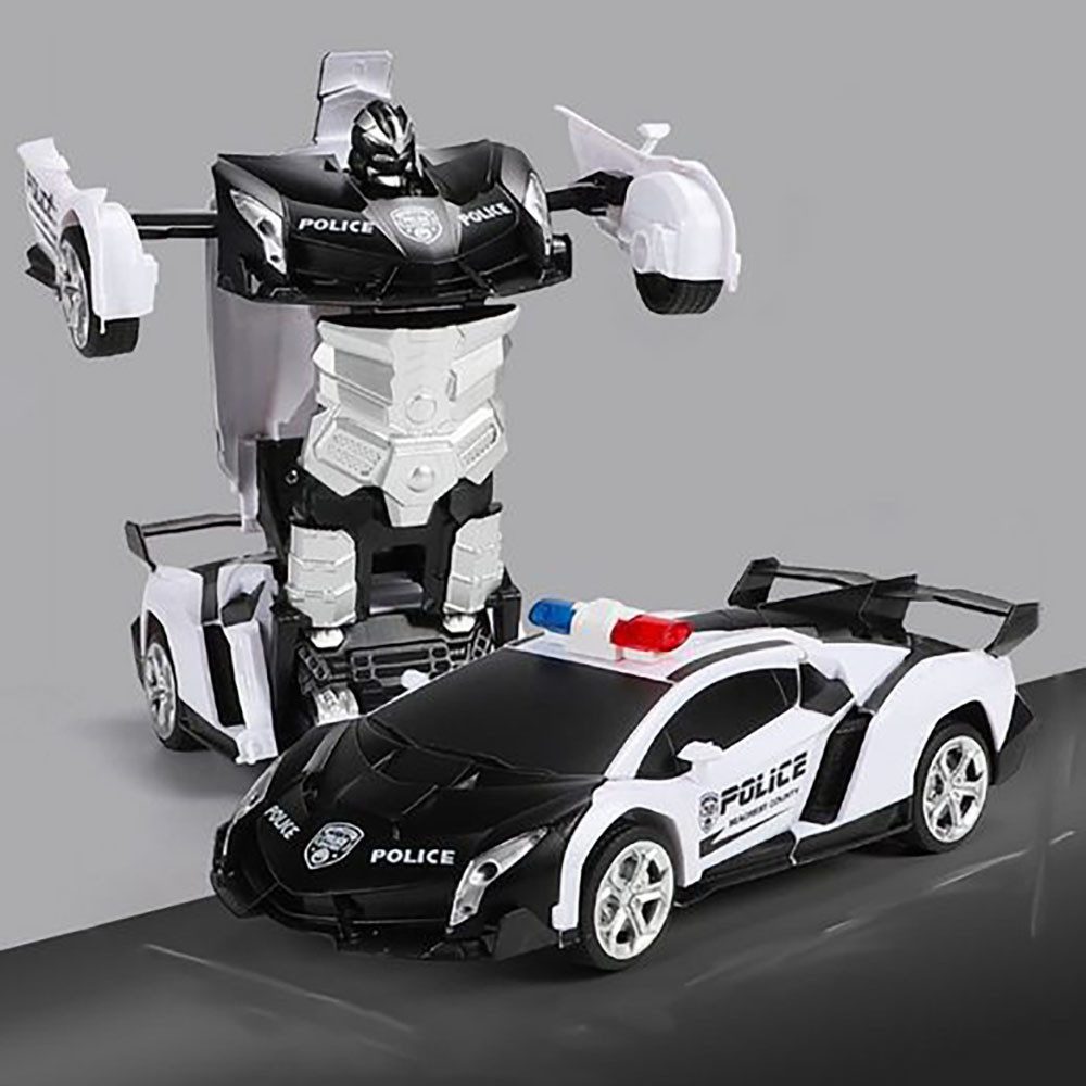 Gontence Rc робот Ferngesteuertes Auto-Roboter, Auto-Spielzeug, 360-Grad-Drehung, Ein-Klick-Verformung, Kinder-Roboter-Auto-Bausatz-Spielzeug