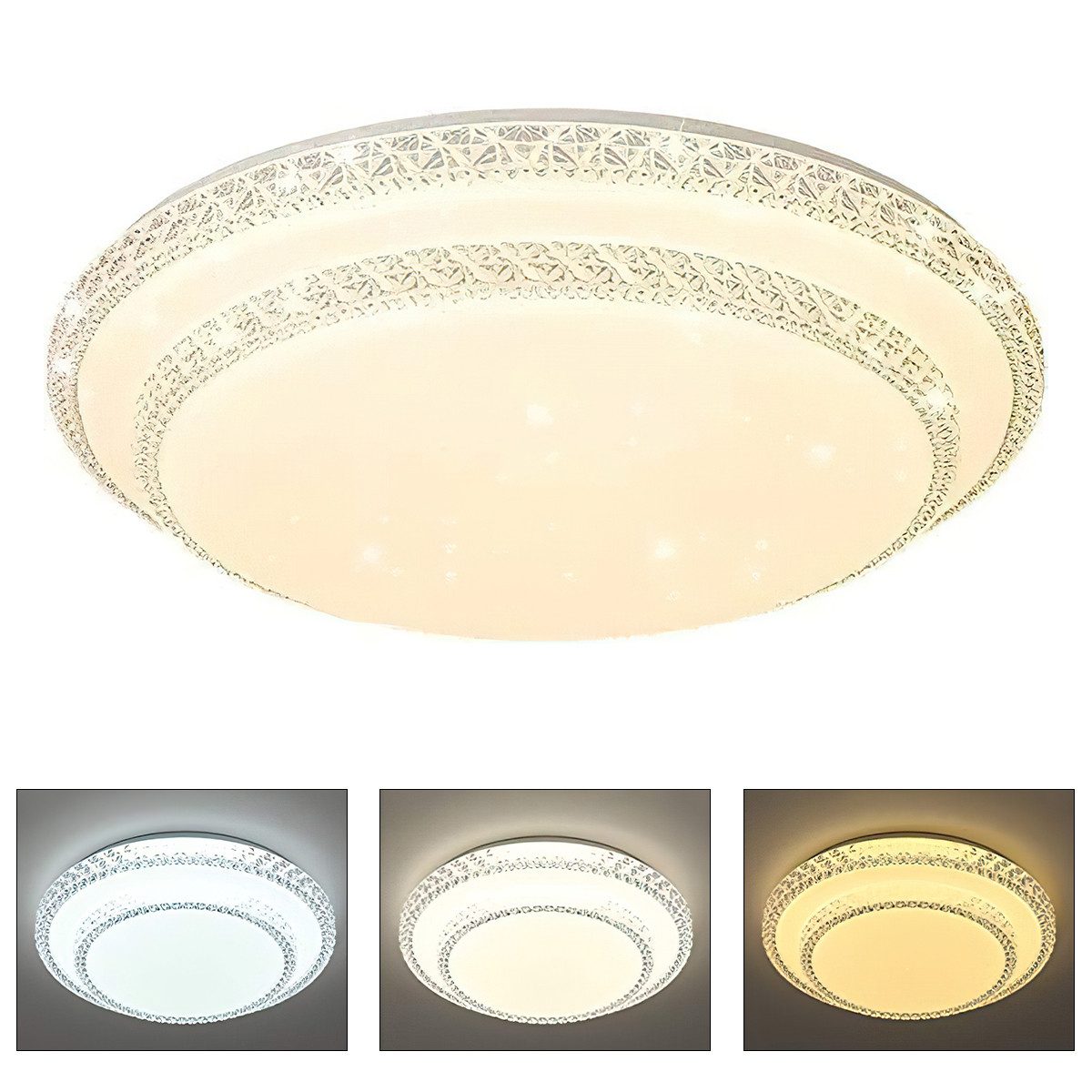 DOPWii Deckenleuchte Deckenleuchten, 40cm 24w Dimmbar günstig online kaufen
