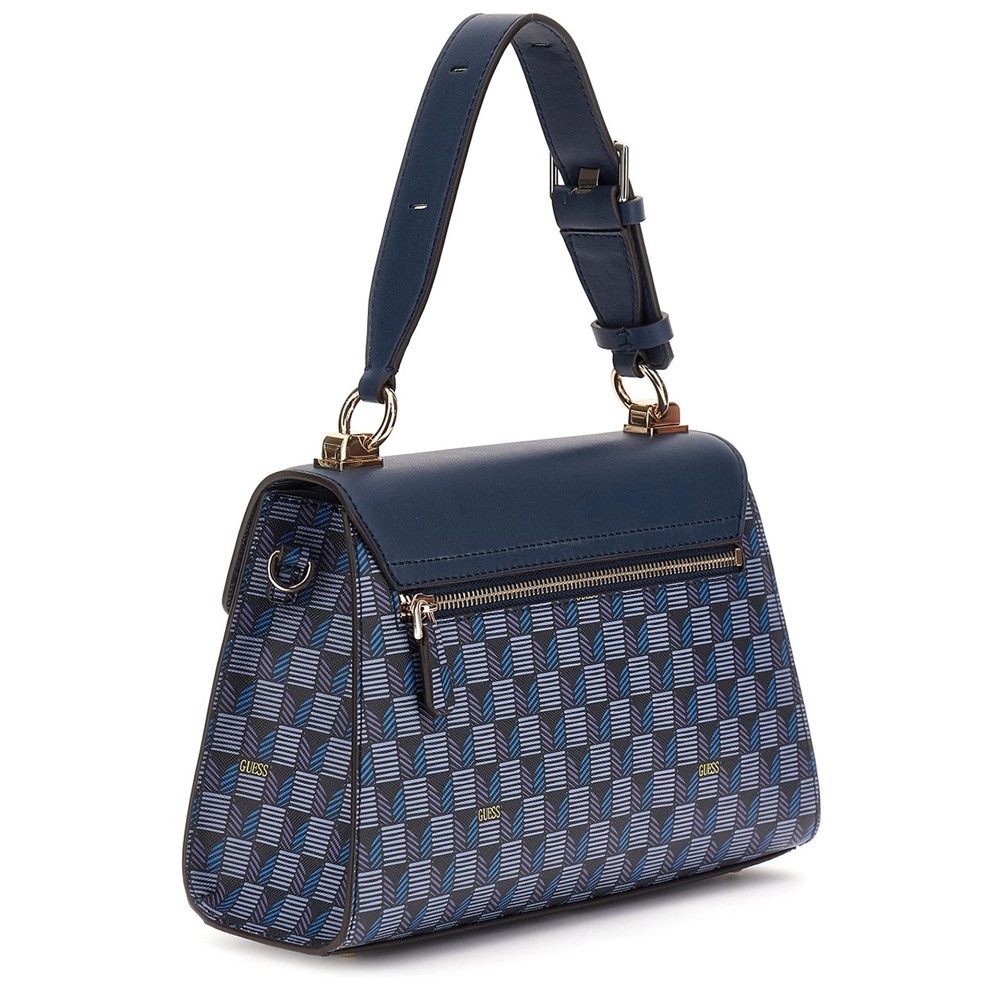 Guess Handtasche Hallie Geometric Print HWJT8740200BUG