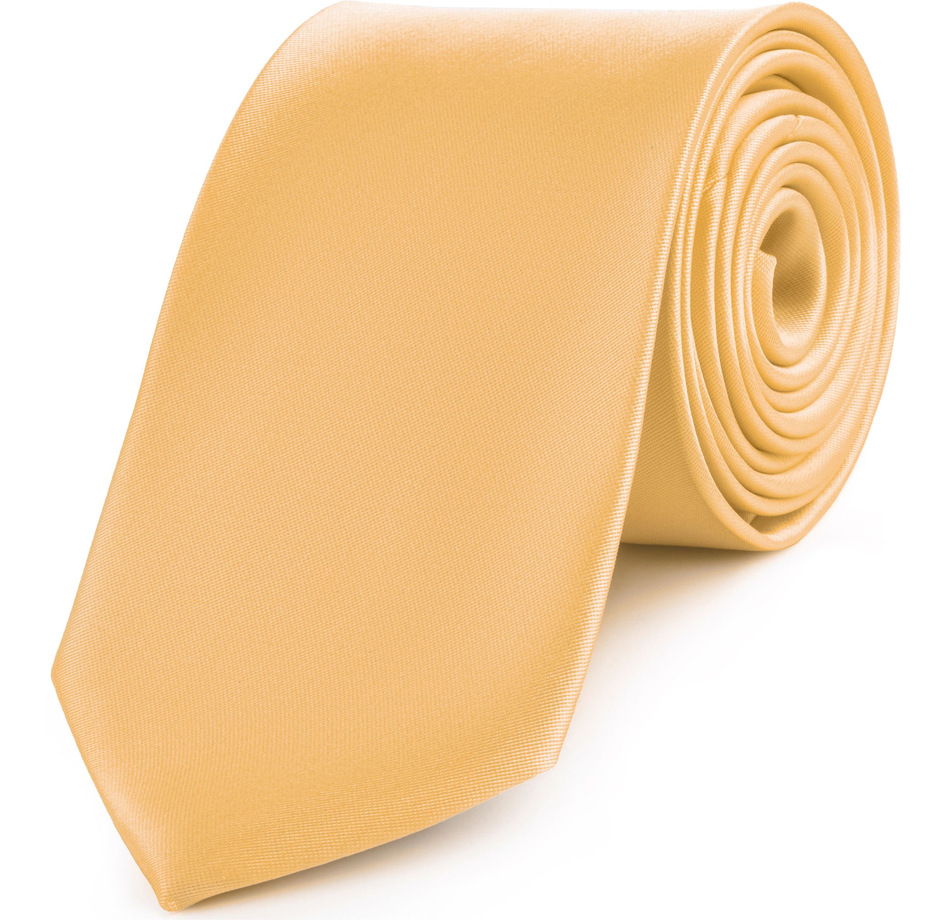 Gold (Set, 1-St) Krawatte Herren Krawatte 8cm) Breite Ladeheid (150cm x KP-8