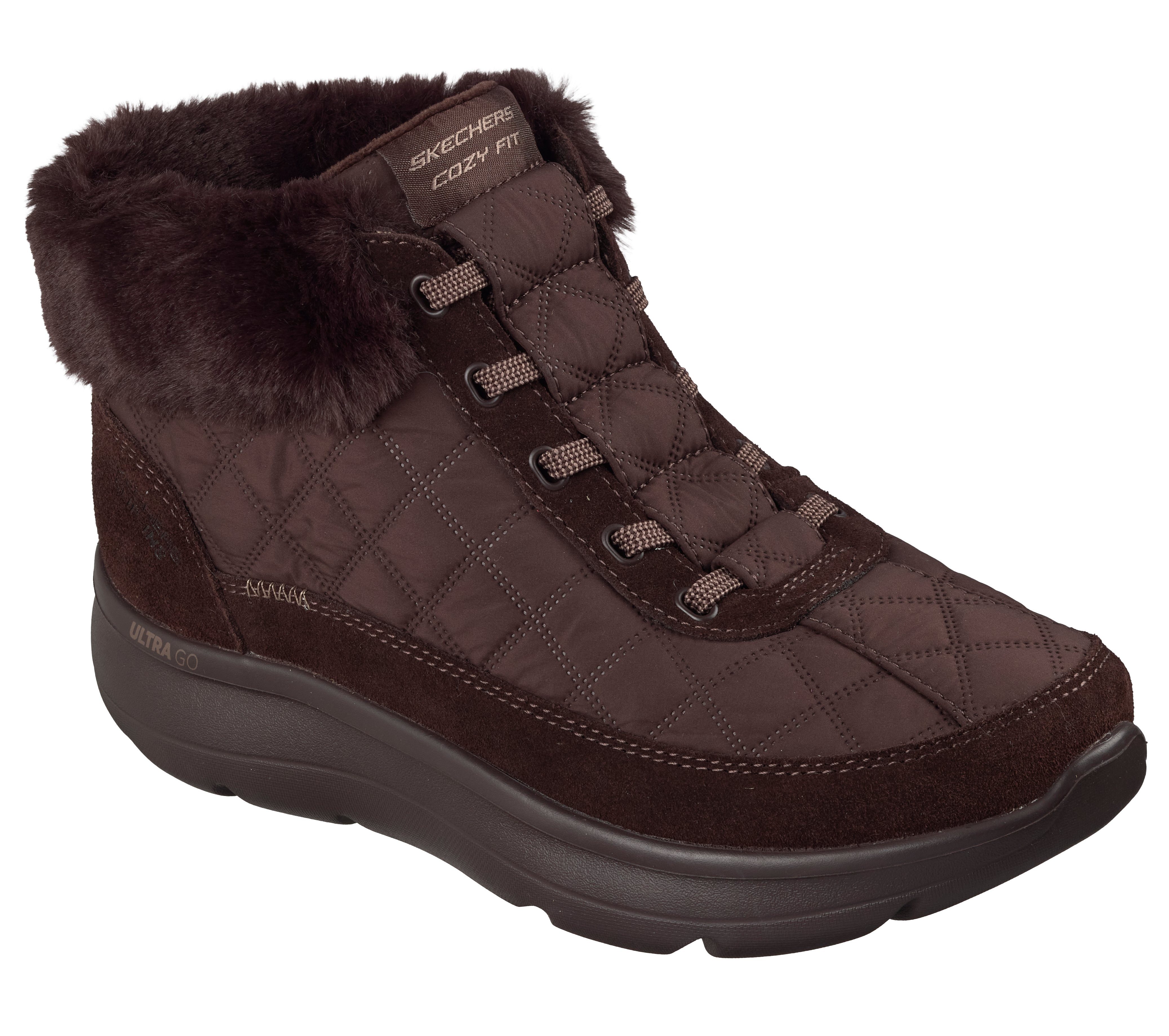Skechers ON-THE-GO ENCORE-MAISIE Winterstiefelette Boots, elastischen Schnürsenkeln, Skechers Hands Free Slip-ins®