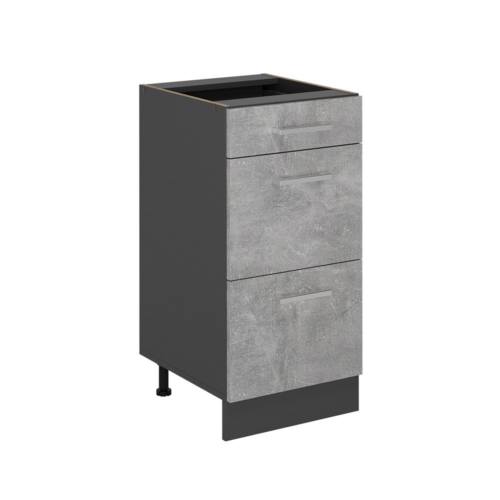 Vicco Unterschrank R-Line, Beton/Anthrazit, 40 cm günstig online kaufen
