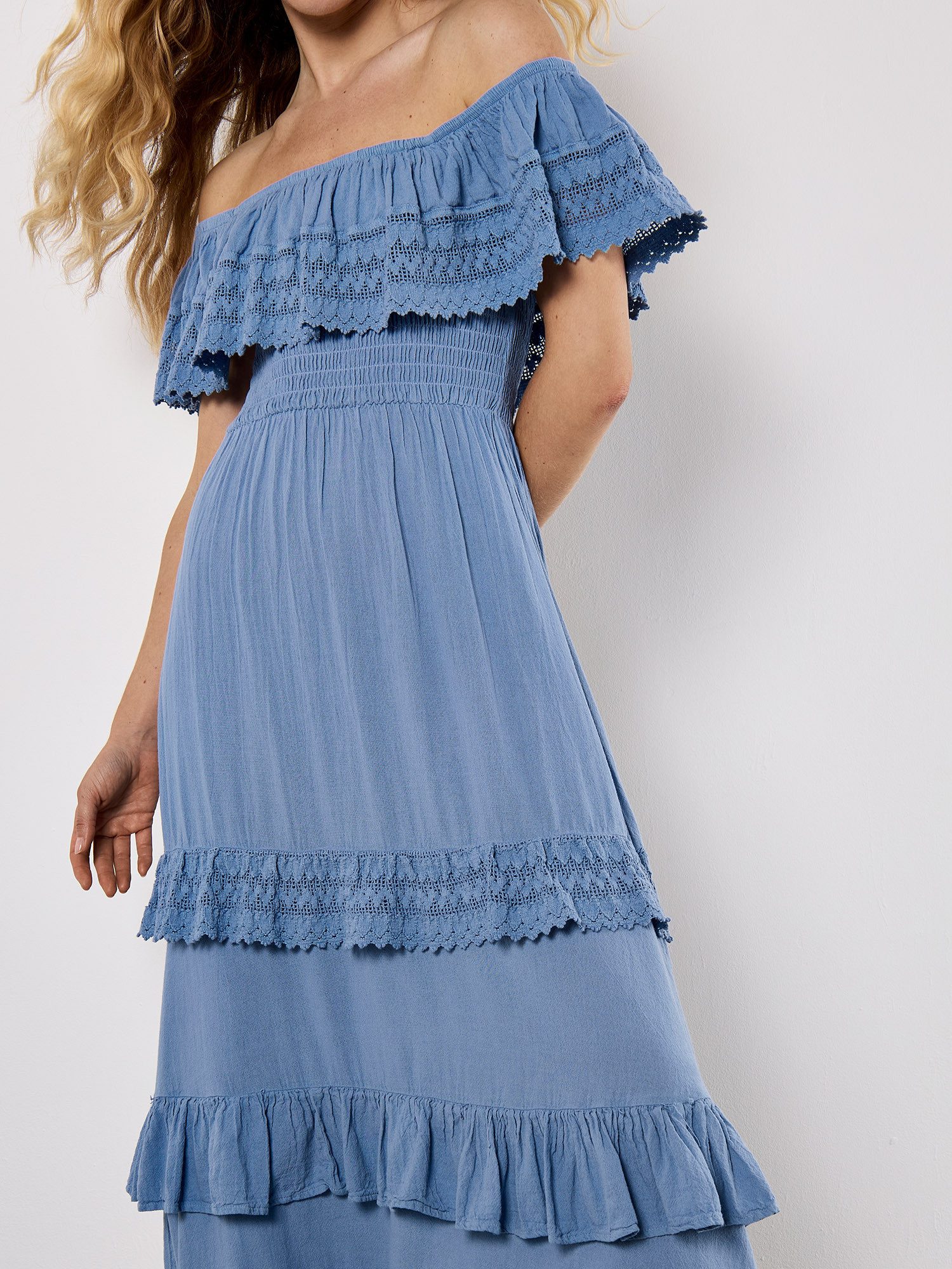Apricot Maxikleid günstig online kaufen