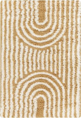 Hochflor-Teppich Modern 2315, Surya, rechteckig, Höhe: 52 mm, Flauschig, Langflor, Weich, Boho Wohnzimmerteppich, Beige