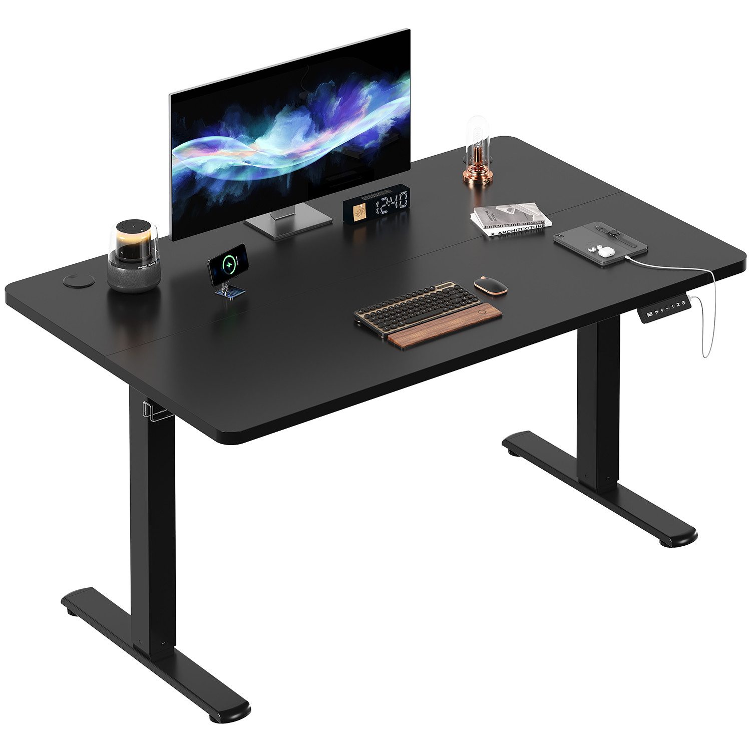 HOMALL Schreibtisch Höhenverstellbarer mit Gedächtnissteuerung, 110/120/140 günstig online kaufen