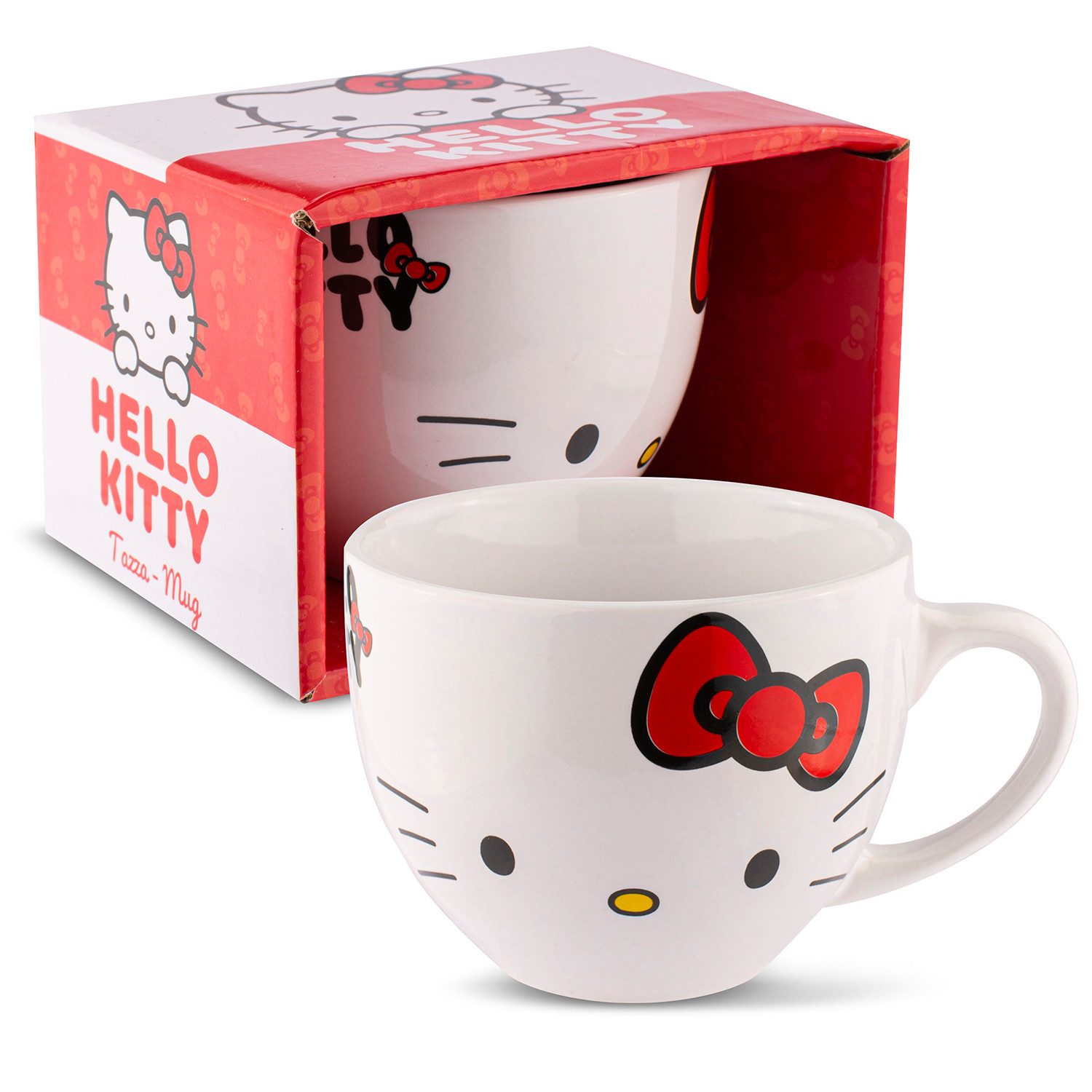 Hello Kitty Plüschfigur Hello Kitty Classic Jumbo Tasse 340ml - Kaffeebeche günstig online kaufen