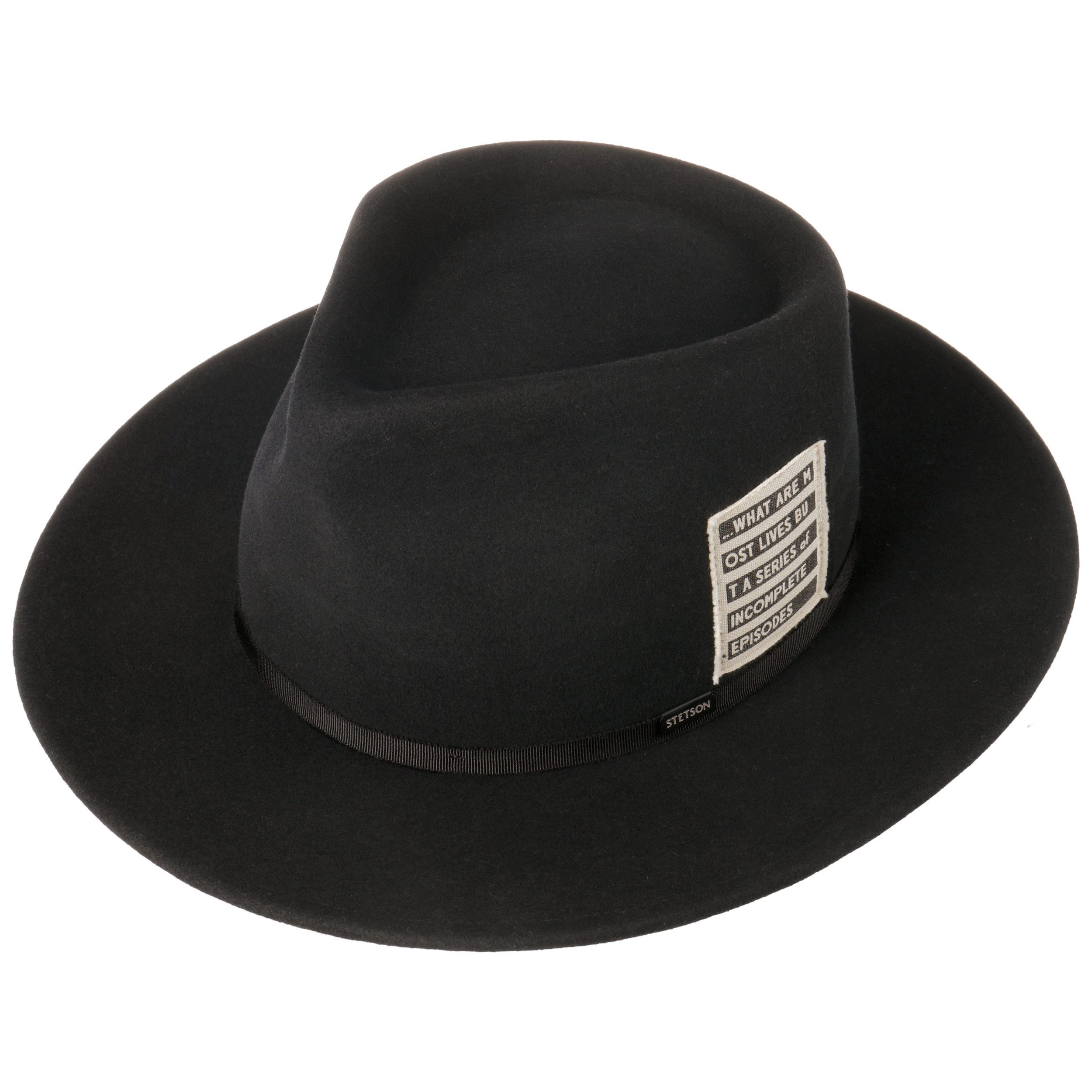Stetson Fedora Woolfelt Episodes Cashmere Traveller