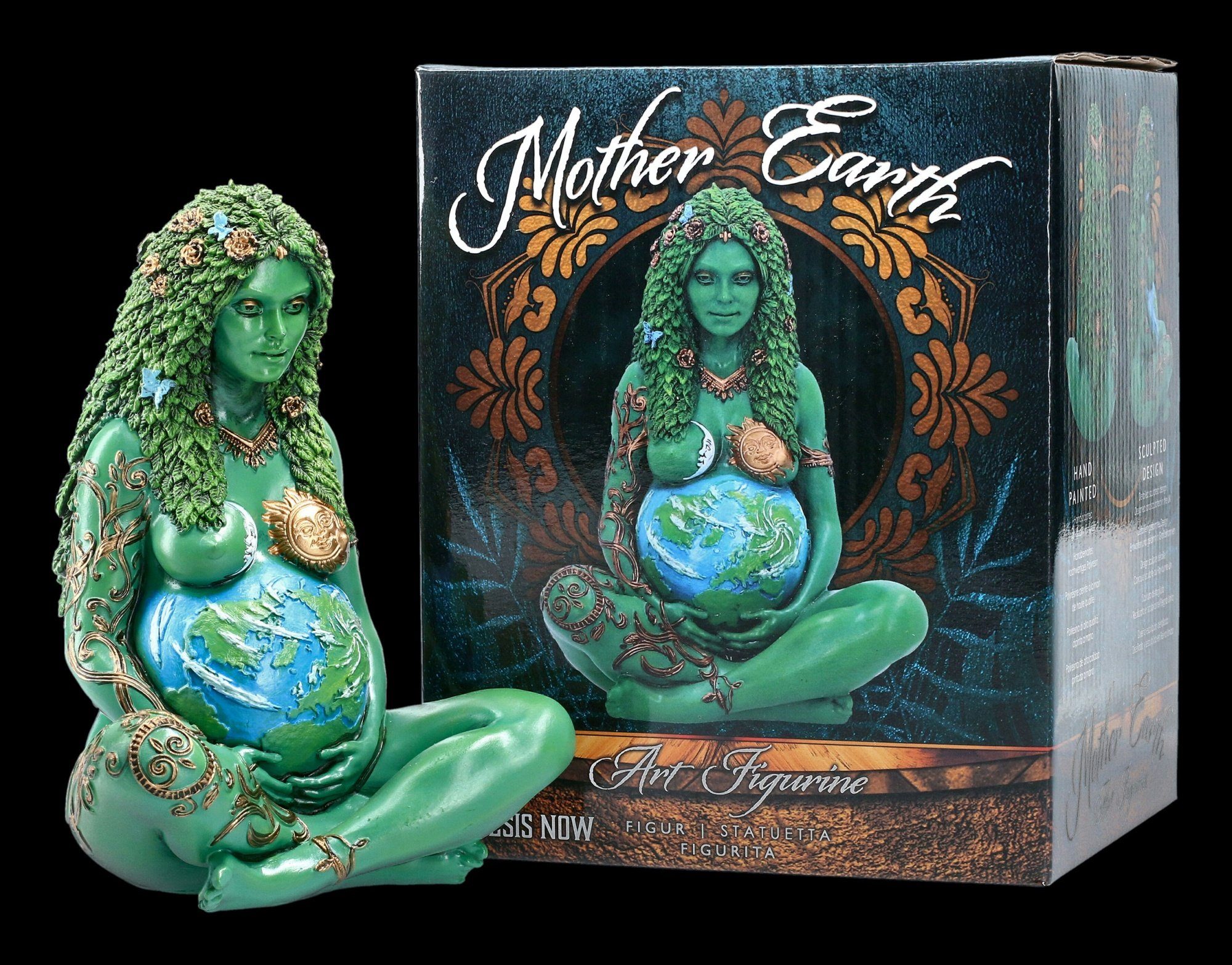 Figuren Shop GmbH Dekofigur Himmlische Gaia Figur - Mutter Erde - mittel bemalt - Nemesis Now