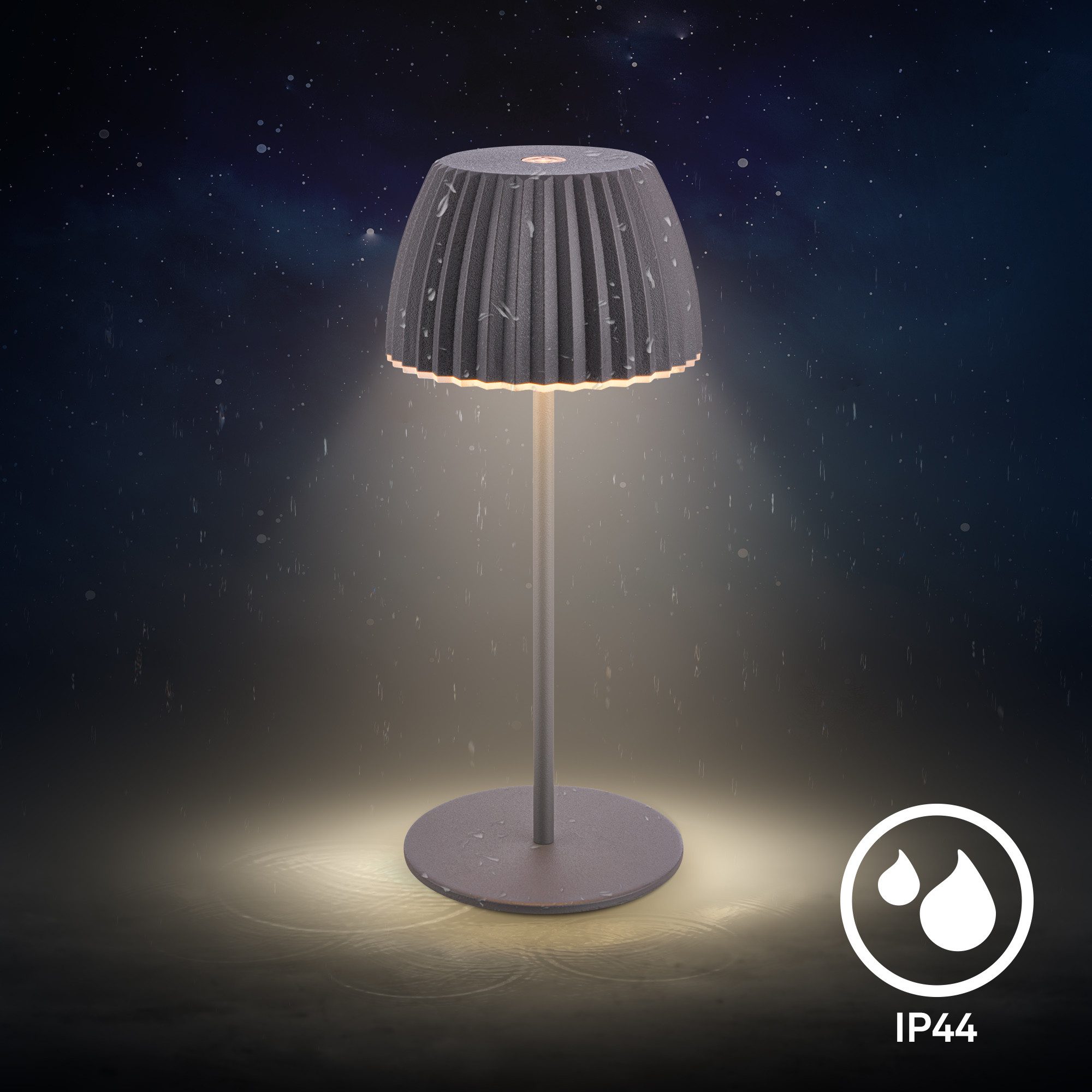 Briloner Leuchten LED Tischleuchte Akku LED Tischleuchte, LED fest integriert – Bild 5 von 5