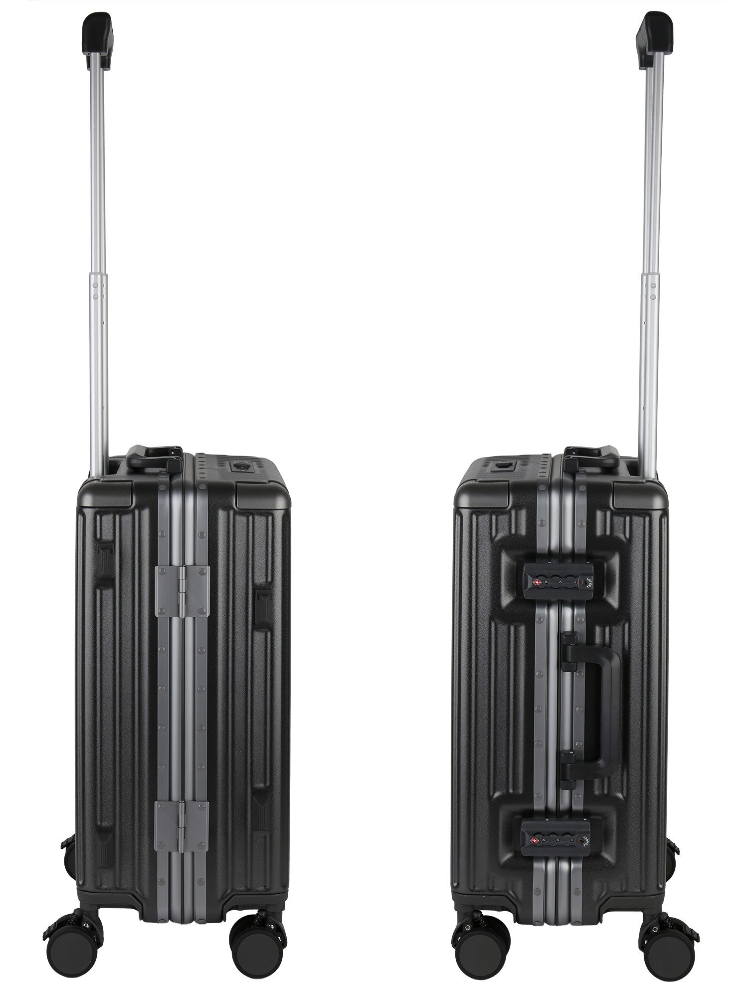 VAN HILL Hartschalen-Trolley 842209, 4 Rollen, Herolite Hartschalen-Trolley mit TSA-Schloss & 4 Doppelrollen