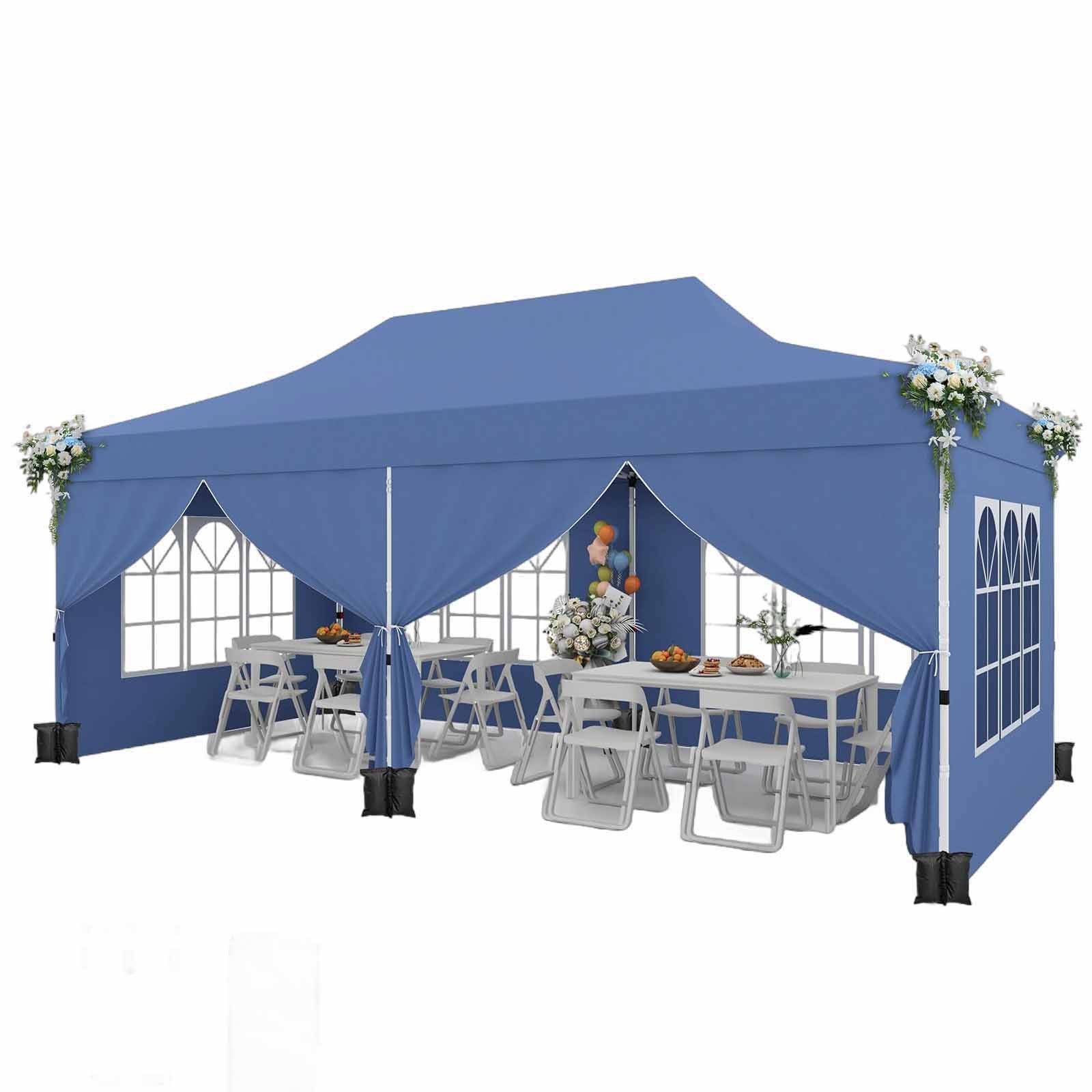 COSTWAY Pavillon 3 x 6m Faltpavillon, günstig online kaufen