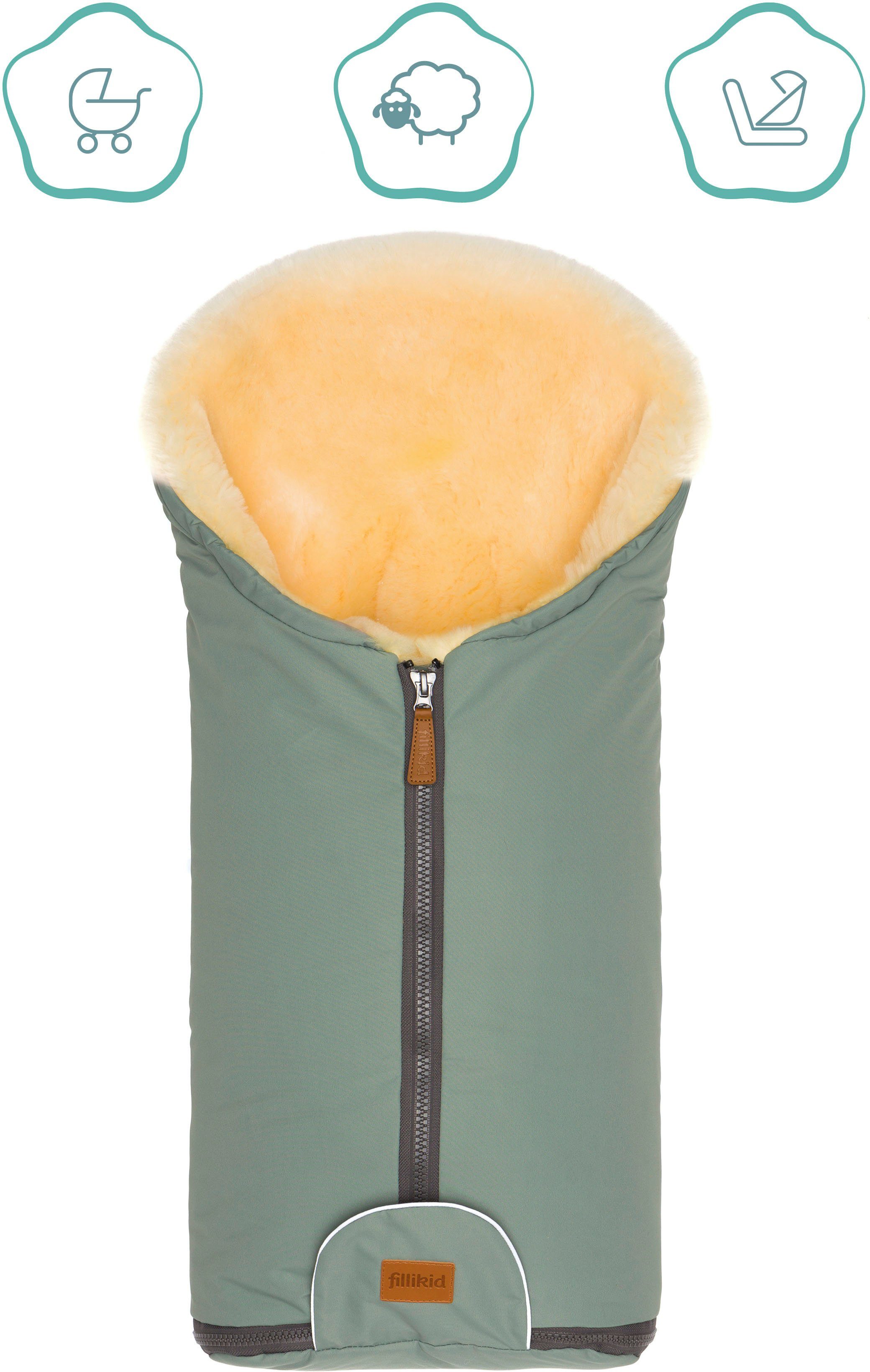 Fillikid Fußsack Pamir Winterfußsack, für Autositze Gr. 0 und Kinderwagen