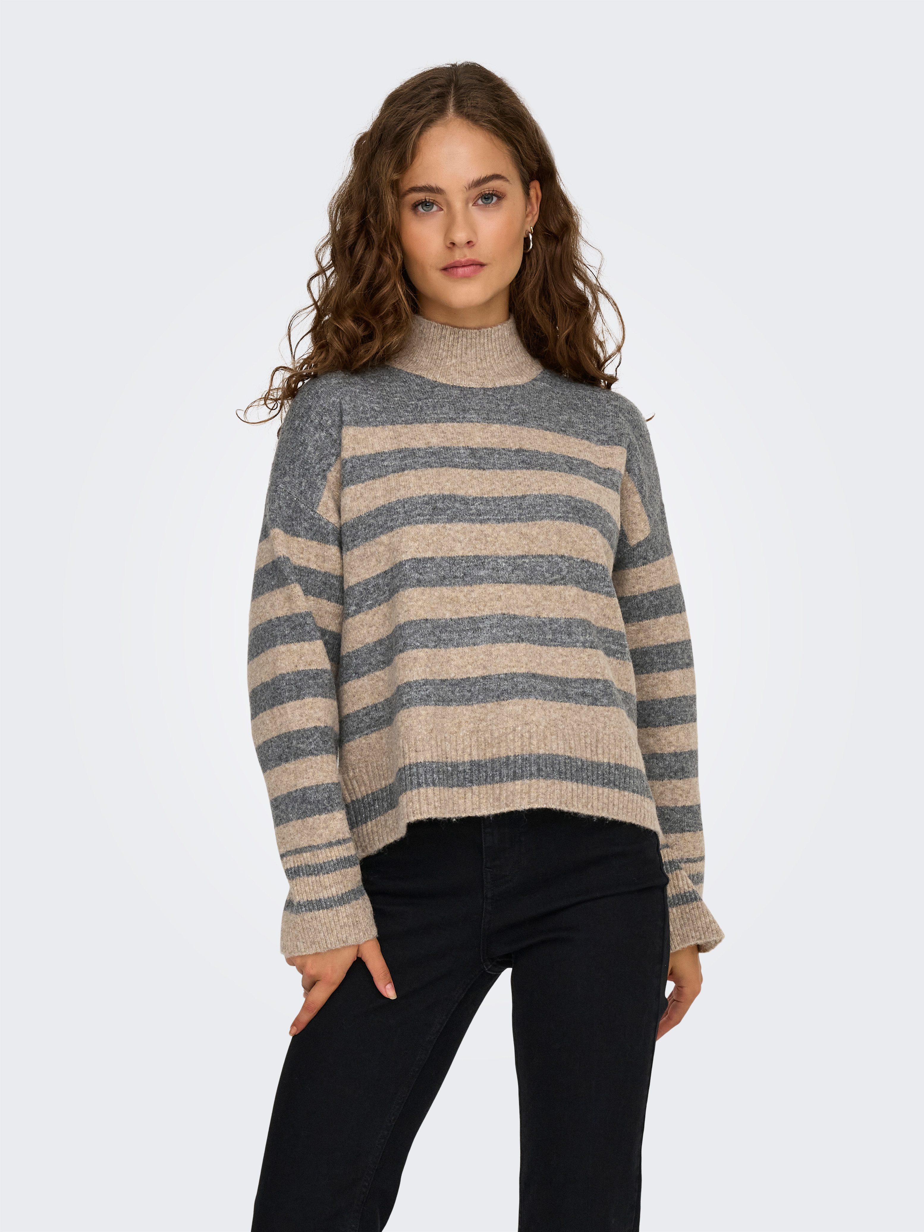 ONLY Strickpullover ONLHEIDI LS HIGHNECK PULLOVER KNT NCA günstig online kaufen