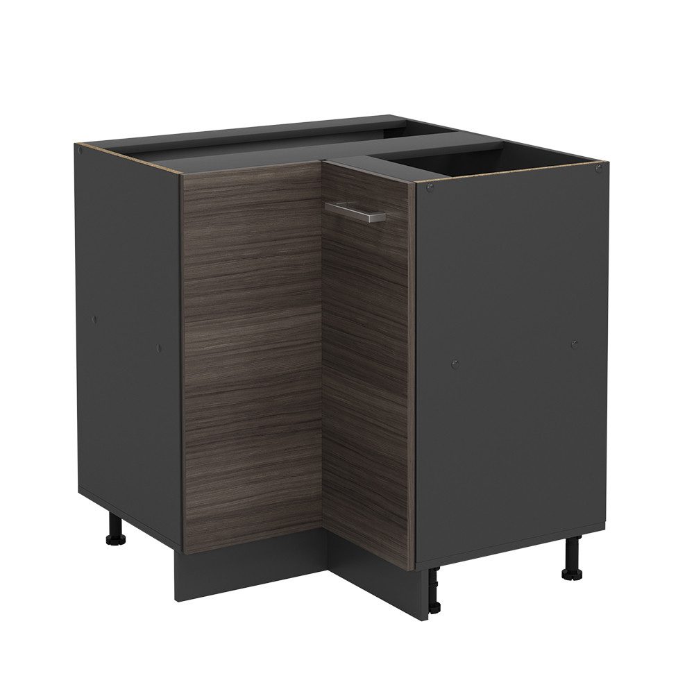 Vicco Eckunterschrank R-Line, Edelgrau/Anthrazit, 75.6 cm günstig online kaufen