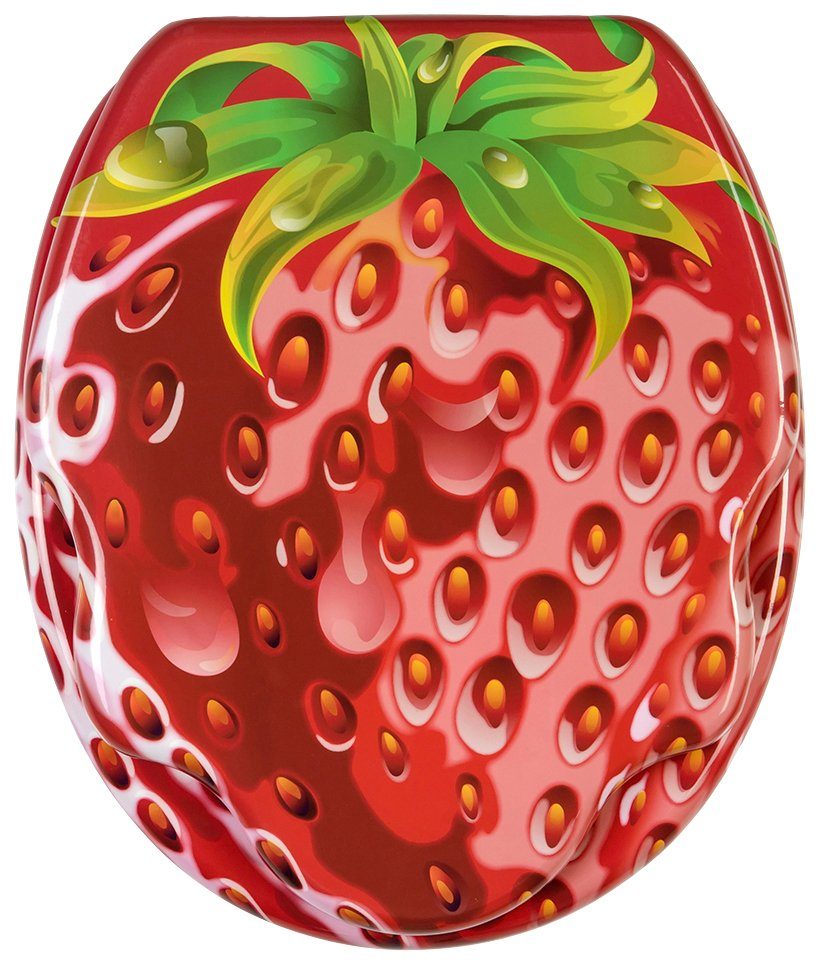 Sanilo WC-Sitz Strawberry, mit Absenkautomatik günstig online kaufen