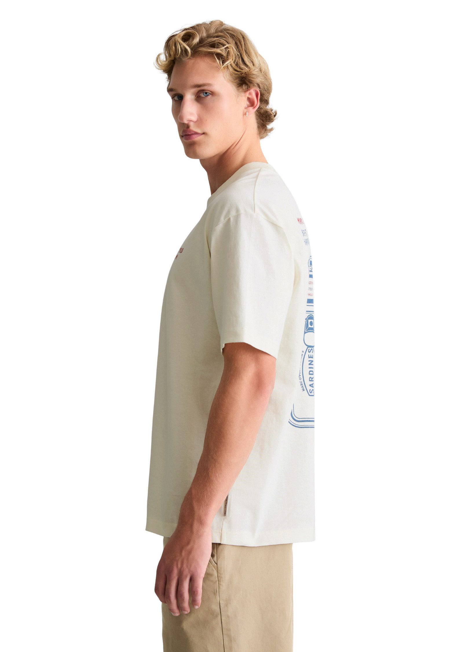 Marc O'Polo DENIM T-Shirt mit Rückenprint
