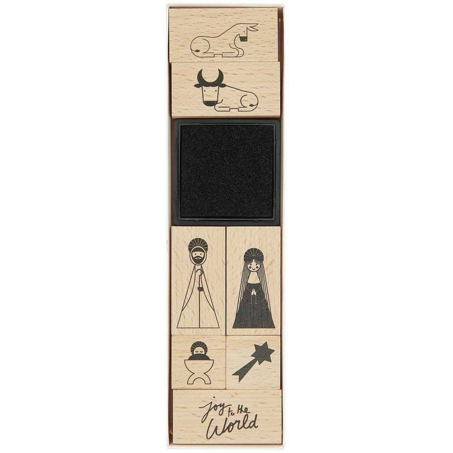 Rico Design Stempel Stempelset Christmas Rocks!, Holy Family