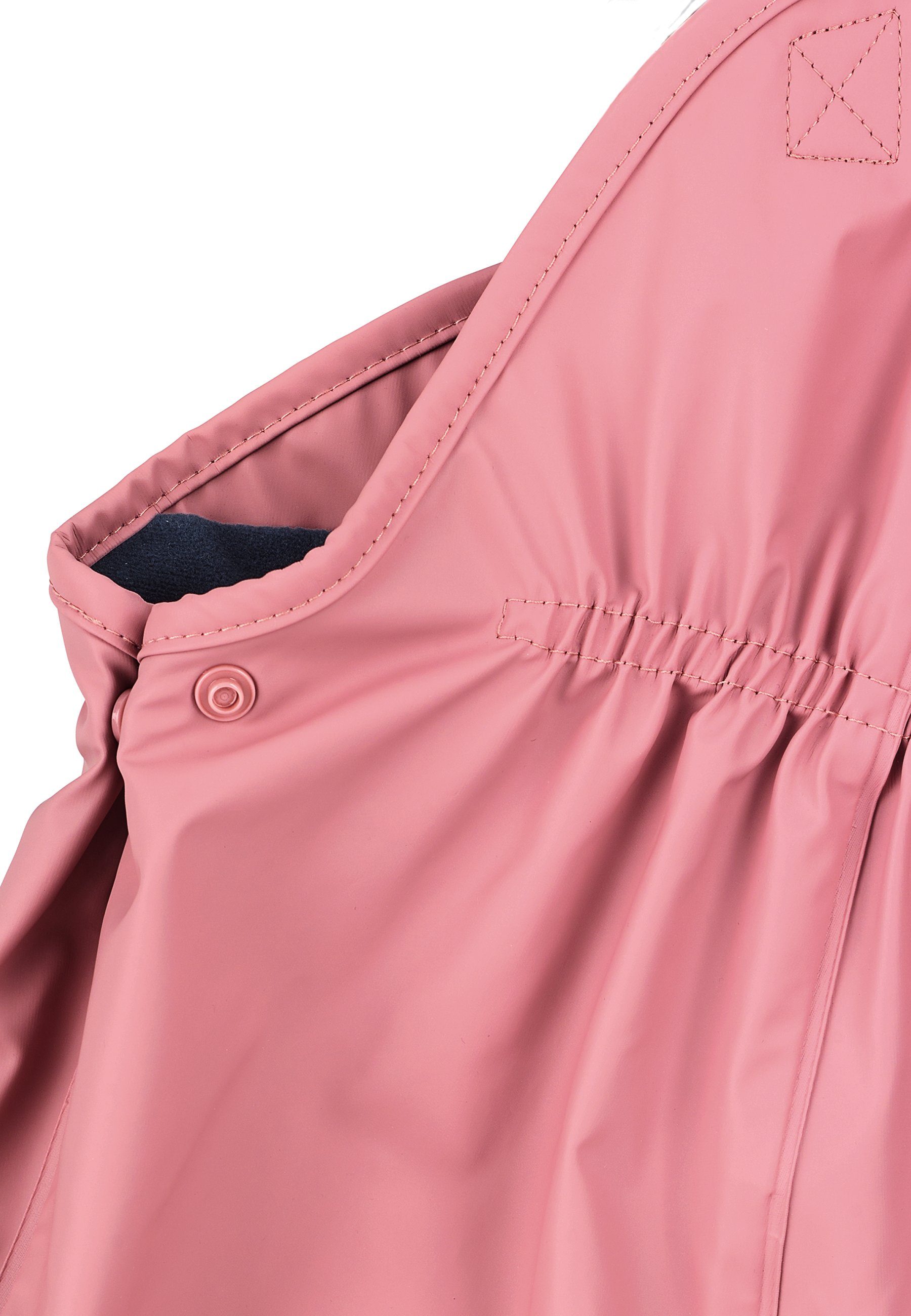 Sterntaler® Regenhose Regenhose gefüttert uni (1-tlg., Matschlatzhose mit Druckknöpfen, Regenträgerhose mit süßen Motiven) Regenhose Wasserdicht, Matschhose mit verstellbaren Trägern