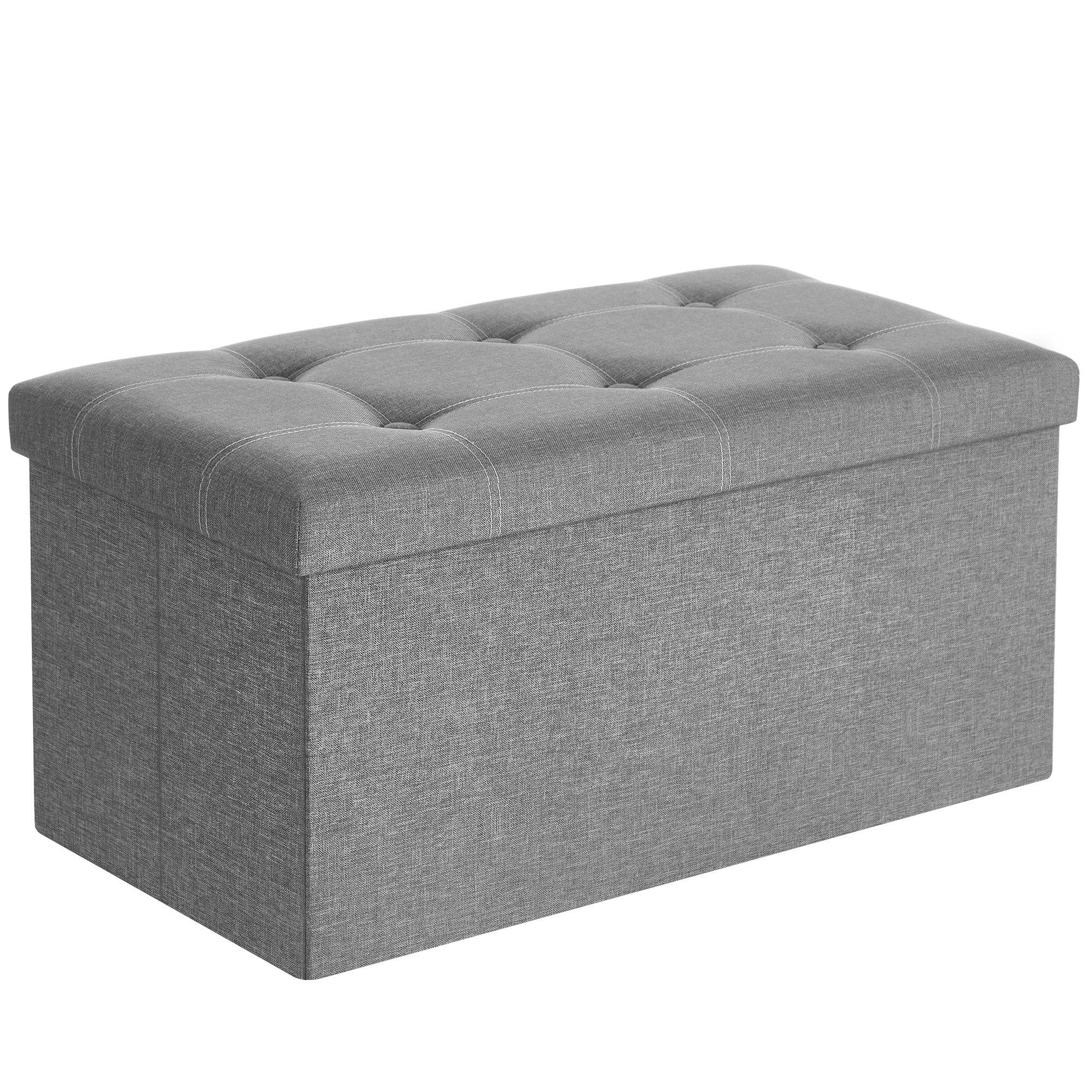 SONGMICS Sitzbank, Sitzhocker, mit Stauraum, faltbar, günstig online kaufen