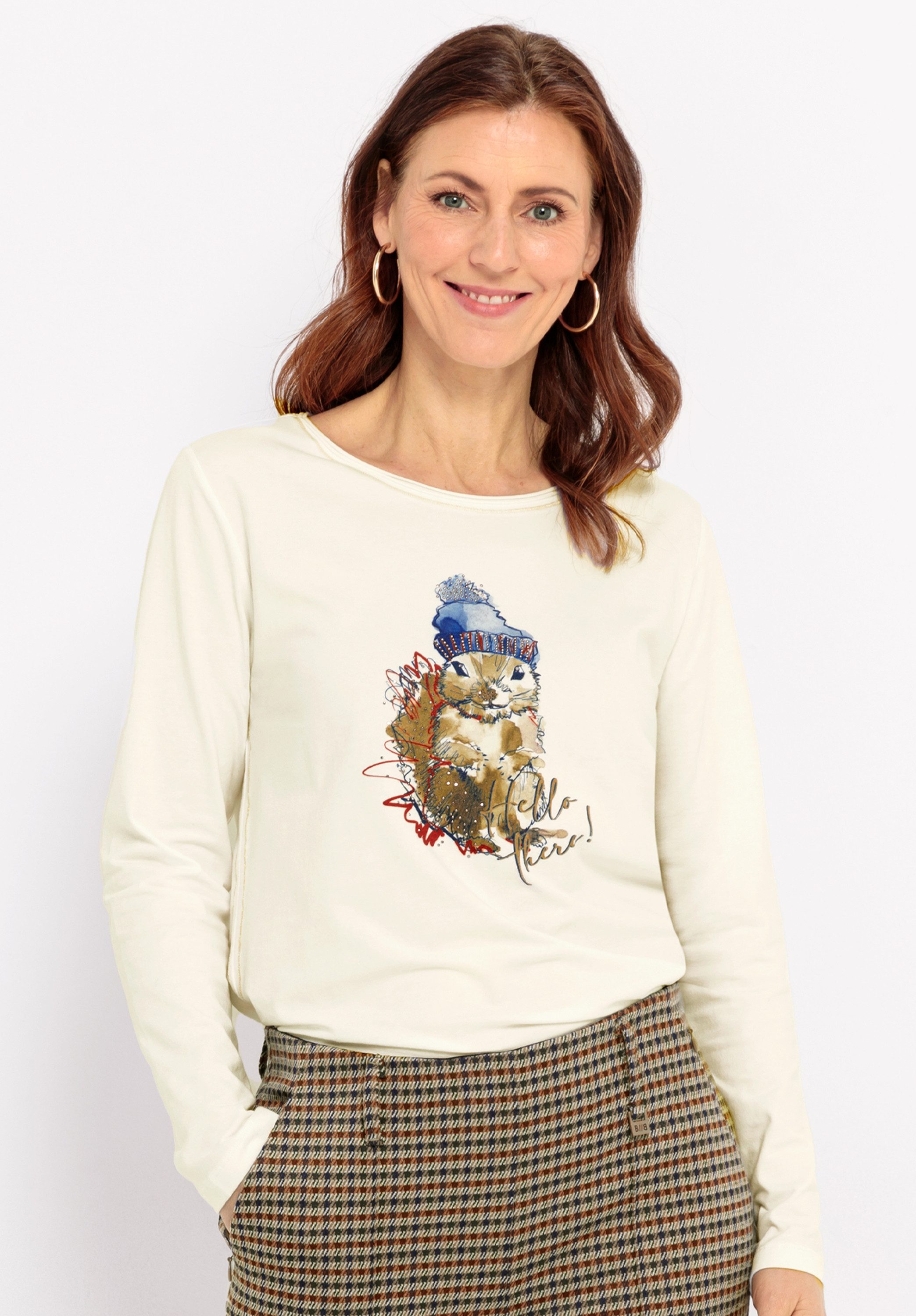 bianca Print-Shirt DAMI mit detailreichem Motiv mit Eichhörnchen günstig online kaufen