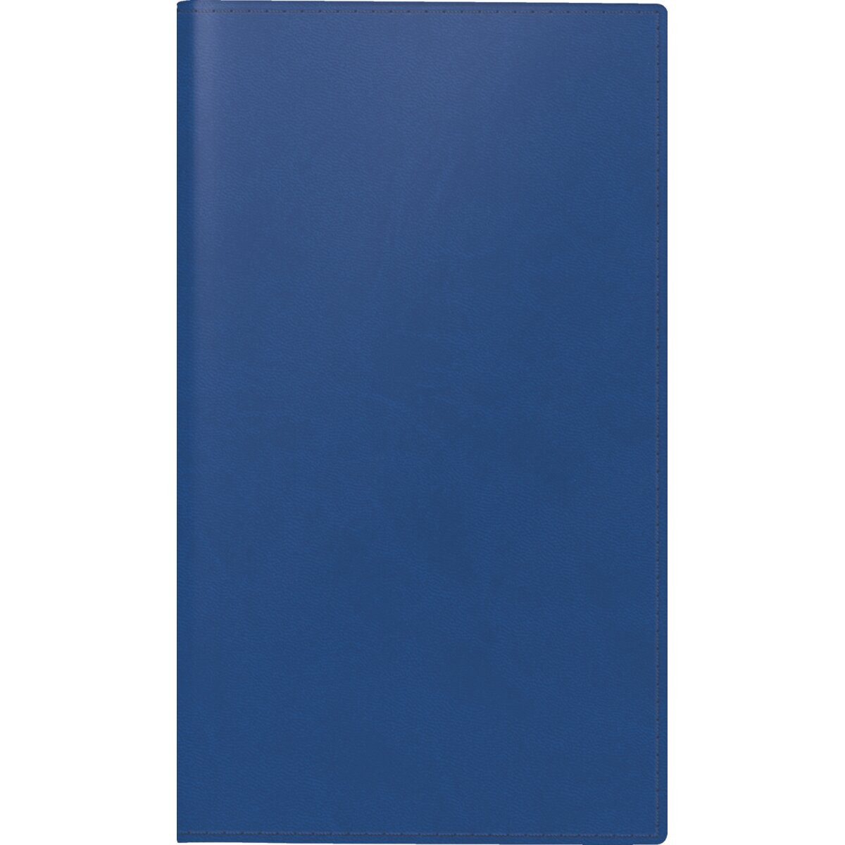 BRUNNEN Taschenkalender Taschenkalender 753 8,7x15,3cm 1 Monat/2 Seiten Kunstleder blau 2027
