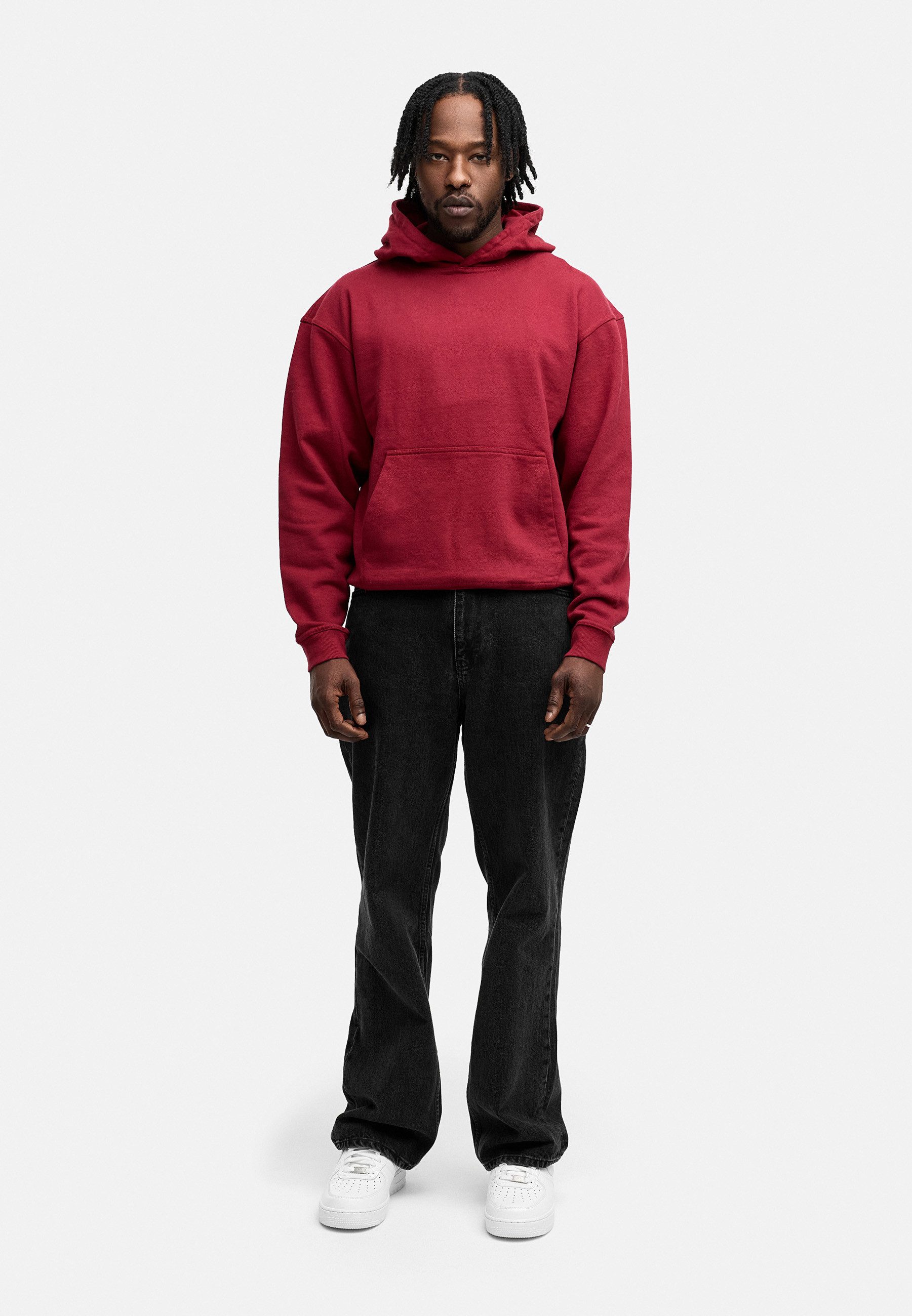 BEHYPE STUDIOS Hoodie IM OVERSIZE FIT Herren Cord-less Kapuzenpullover lockeres Kapuzen-Sweatshirt Sweater