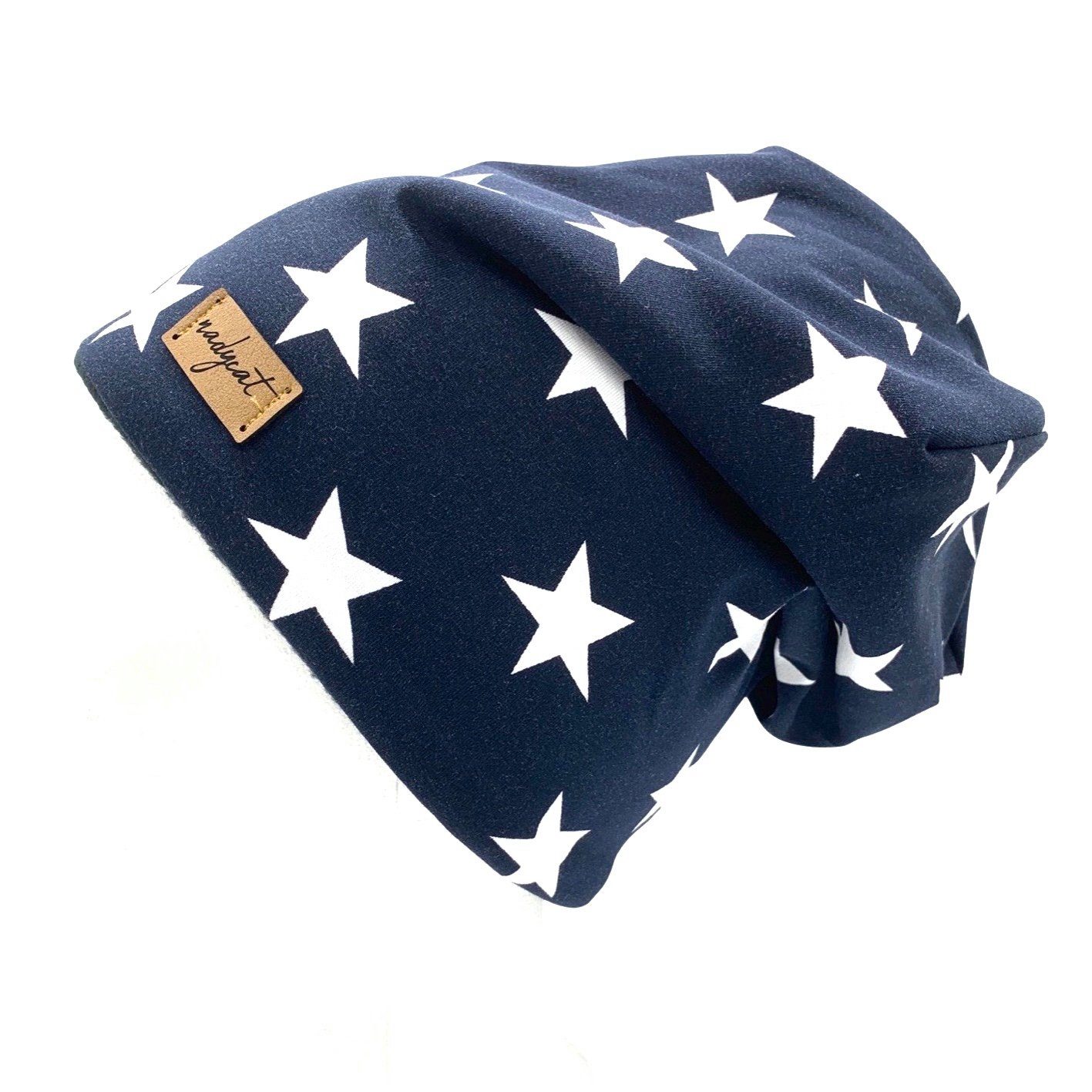 nadycat Beanie DARKBLUE & WHITE STARS günstig online kaufen