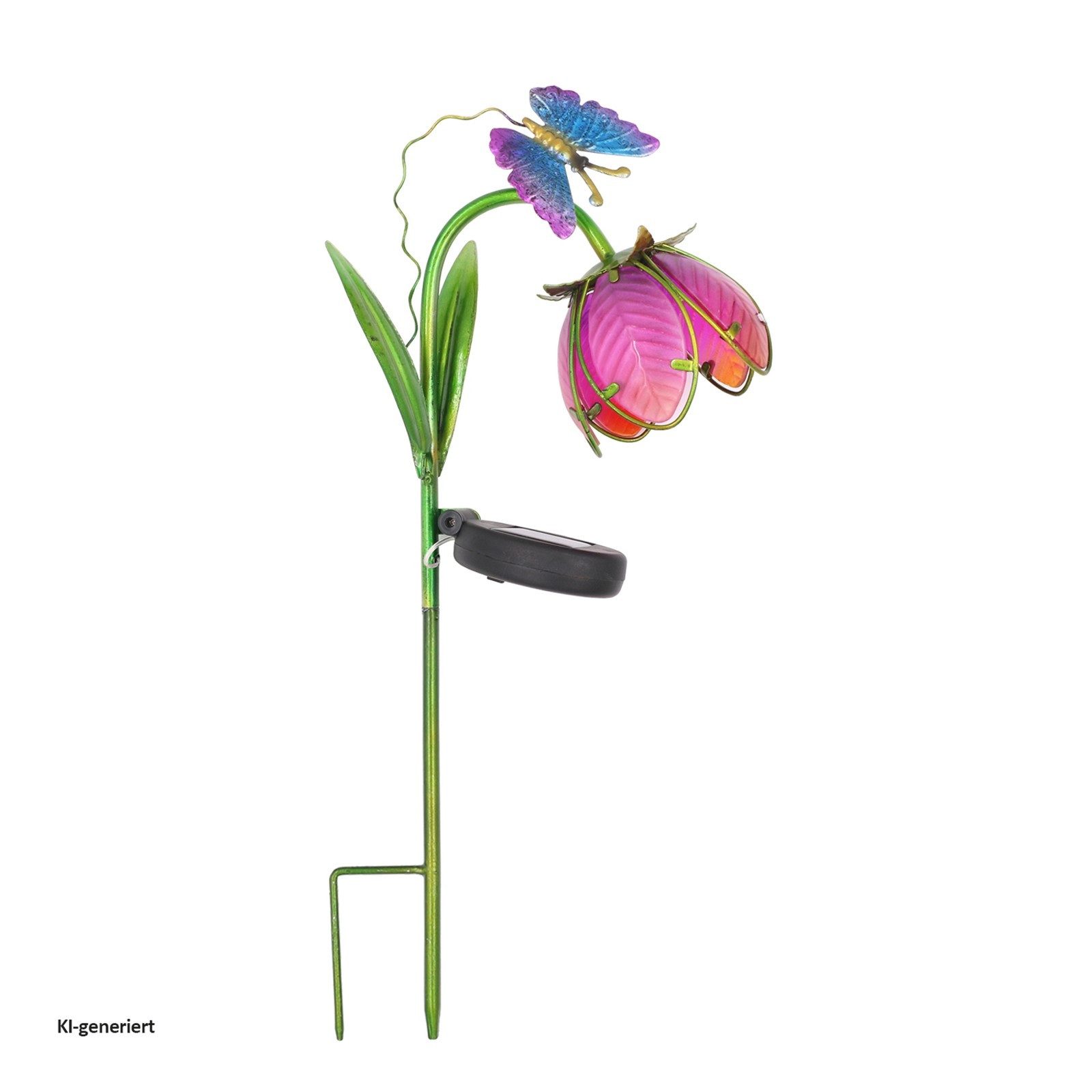 HTI-Living LED Solarleuchte Solarlampe Blume Soley, Gartenstecker