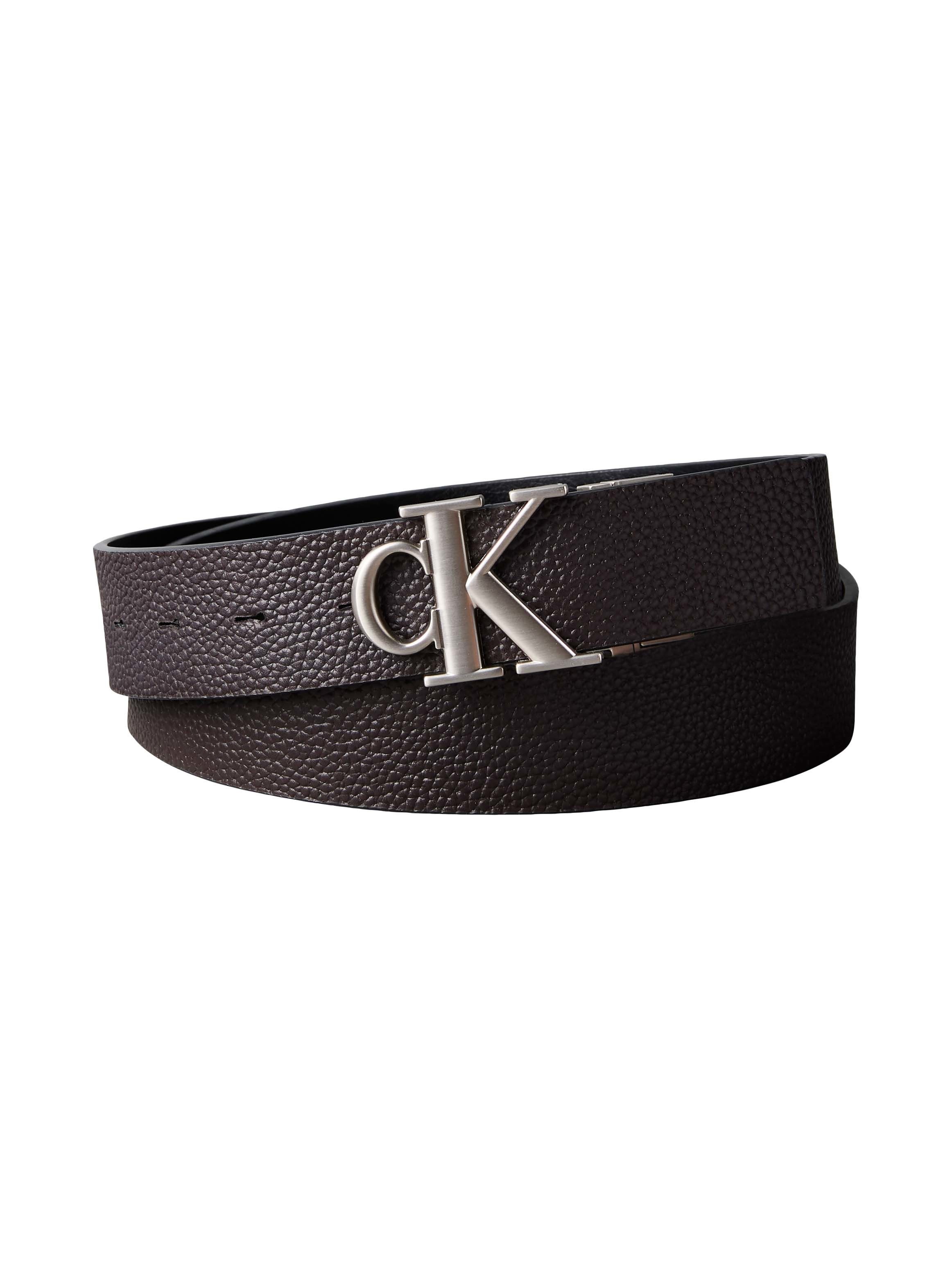Ledergürtel CK BUCKLE TUMBLED 35MM ADJ/REV