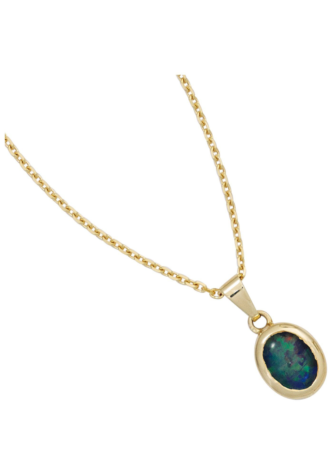 JOBO Kettenanhänger Anhänger oval, 585... JOBO Kettenanhänger Anhänger oval, 585...