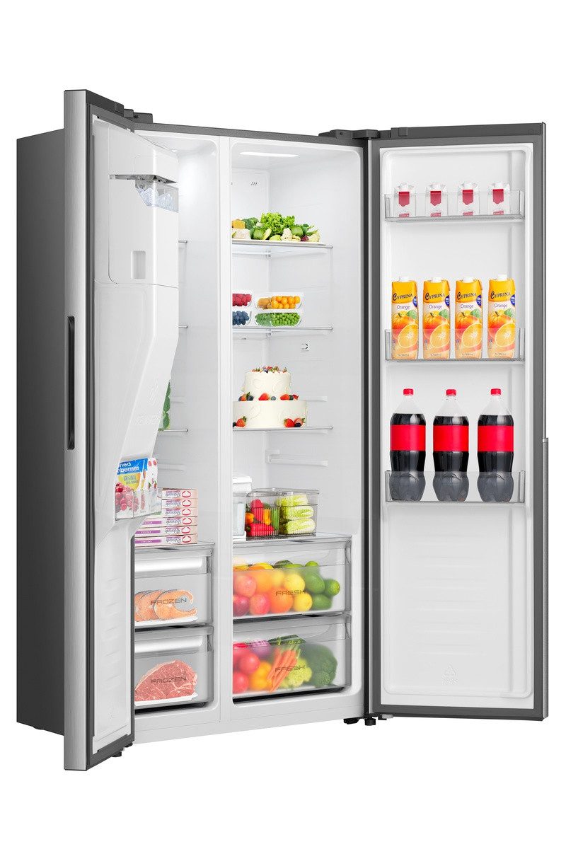 GORENJE Side-by-Side NRS917E61X, 178,6 cm hoch, 91,1 cm breit, Wasser-& Eisspender