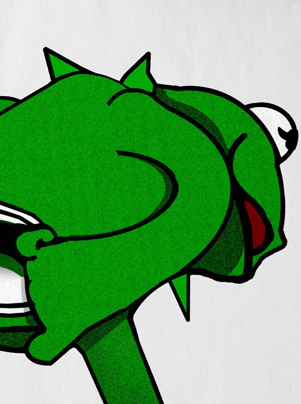 style3 T-Shirt Kermit Frosch handpuppe sesamstraße ernie und bert miss pigg günstig online kaufen