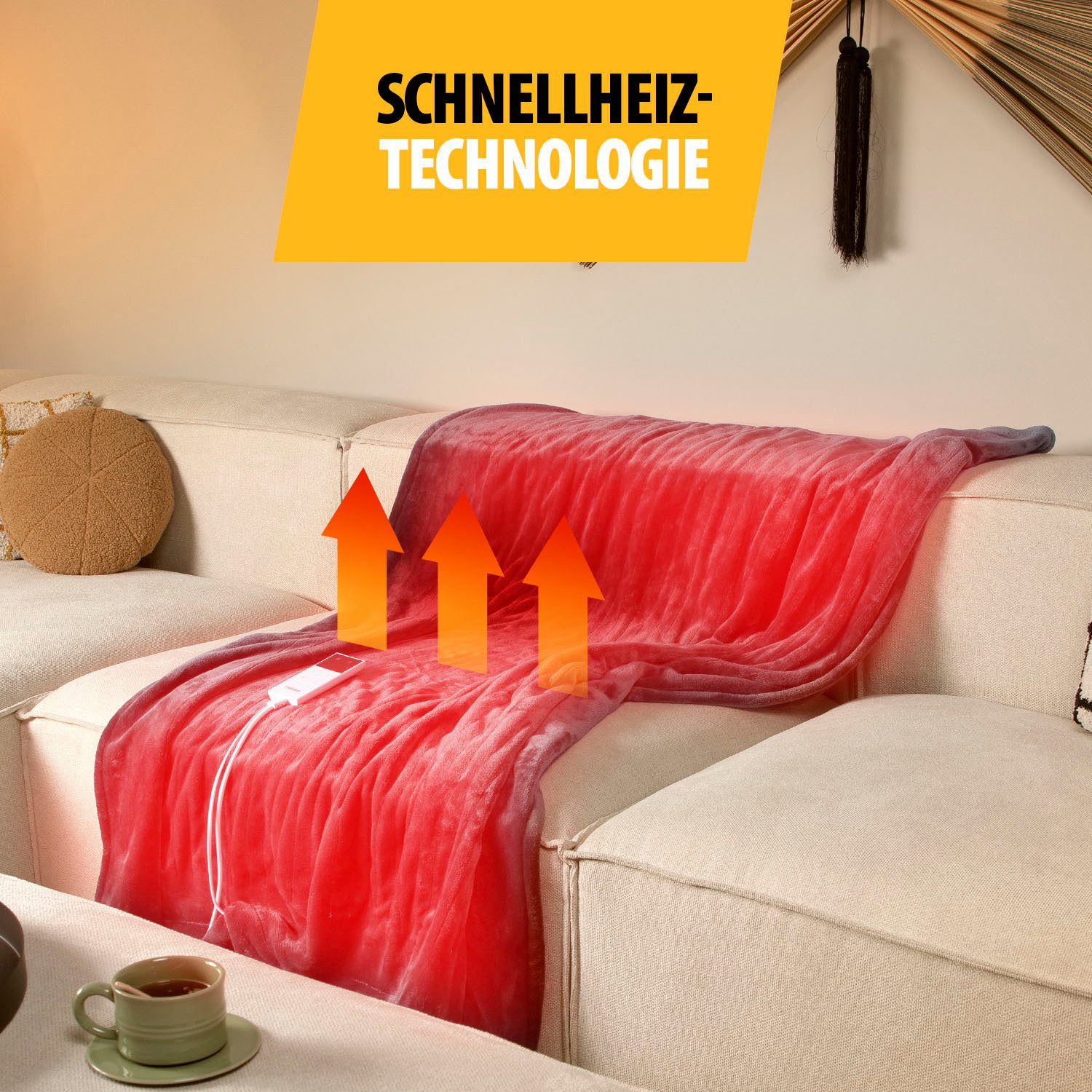 Tristar Heizdecke Tristar BW-4781 Wärmedecke - 180 x 120 cm - Abnehmbare Steuerung