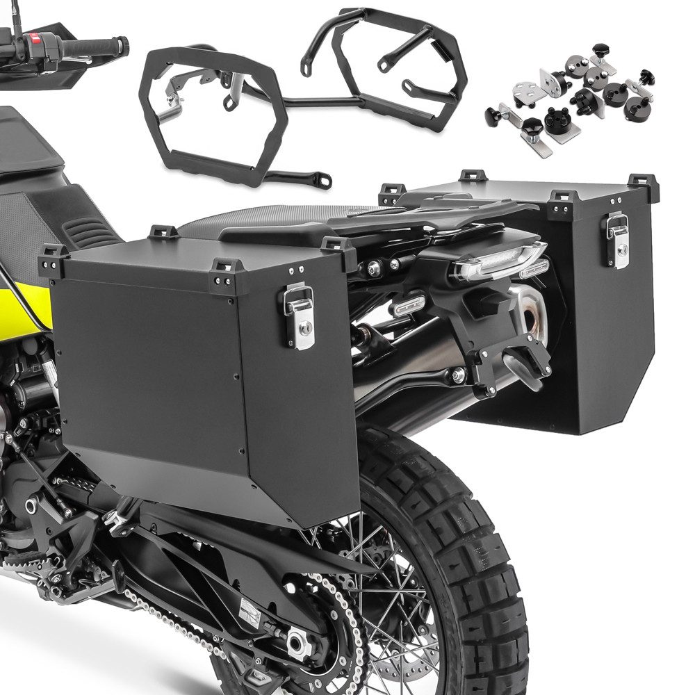 Bagtecs Kofferset Alu Koffer für BMW F 850 GS / F 750 GS 18-23 Atlas 34-40 L Kofferträge
