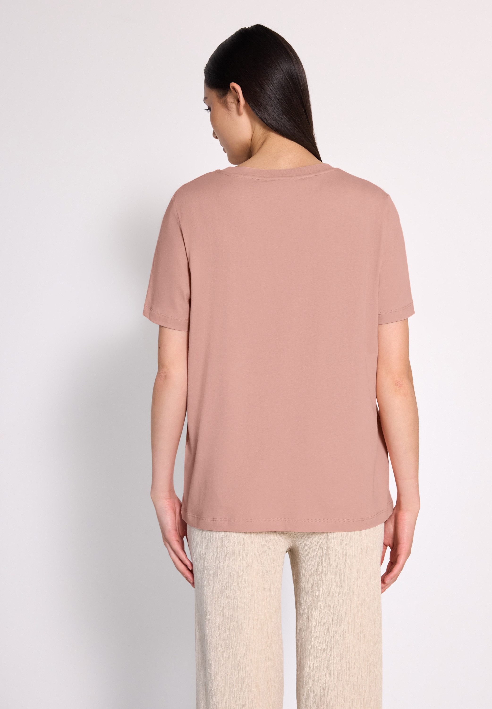 STREET ONE STUDIO T-Shirt aus reiner günstig online kaufen