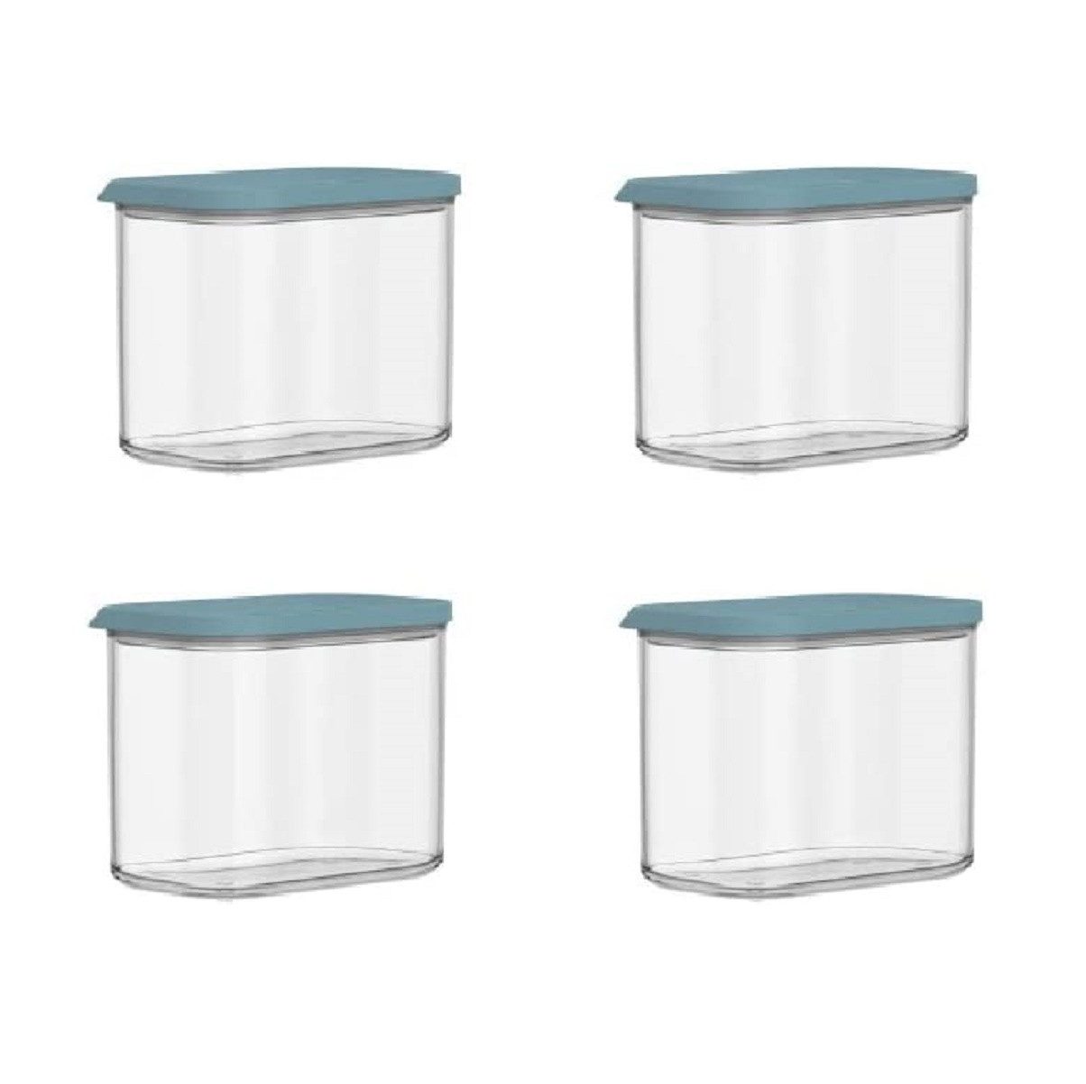 Vorratsdose 4-tlg. Vorratsdosen Spar-Set Modula Nordic Green, Frischhaltedose