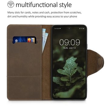 kalibri Handyhülle Hülle für Samsung Galaxy A53 5G, Leder Handyhülle Handy Case Cover - Schutzhülle Lederhülle
