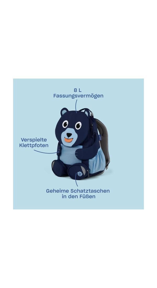 Affenzahn Kinderrucksack Großer Freund, mit personalisierbarer Ziehzunge