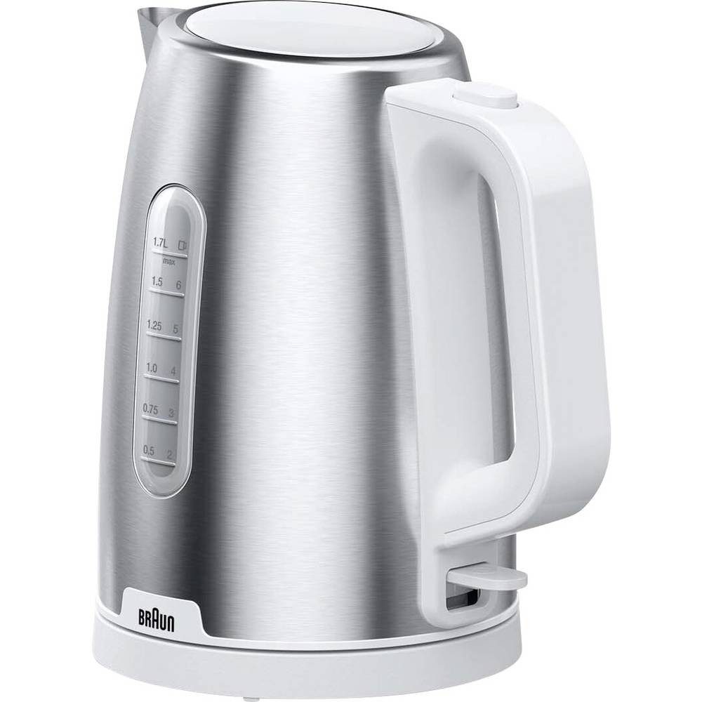 Braun Wasserkocher WK 1500 GY Wasserkocher BPA-frei Grau Fassungsvermögen: 1.7 l, BPA-frei