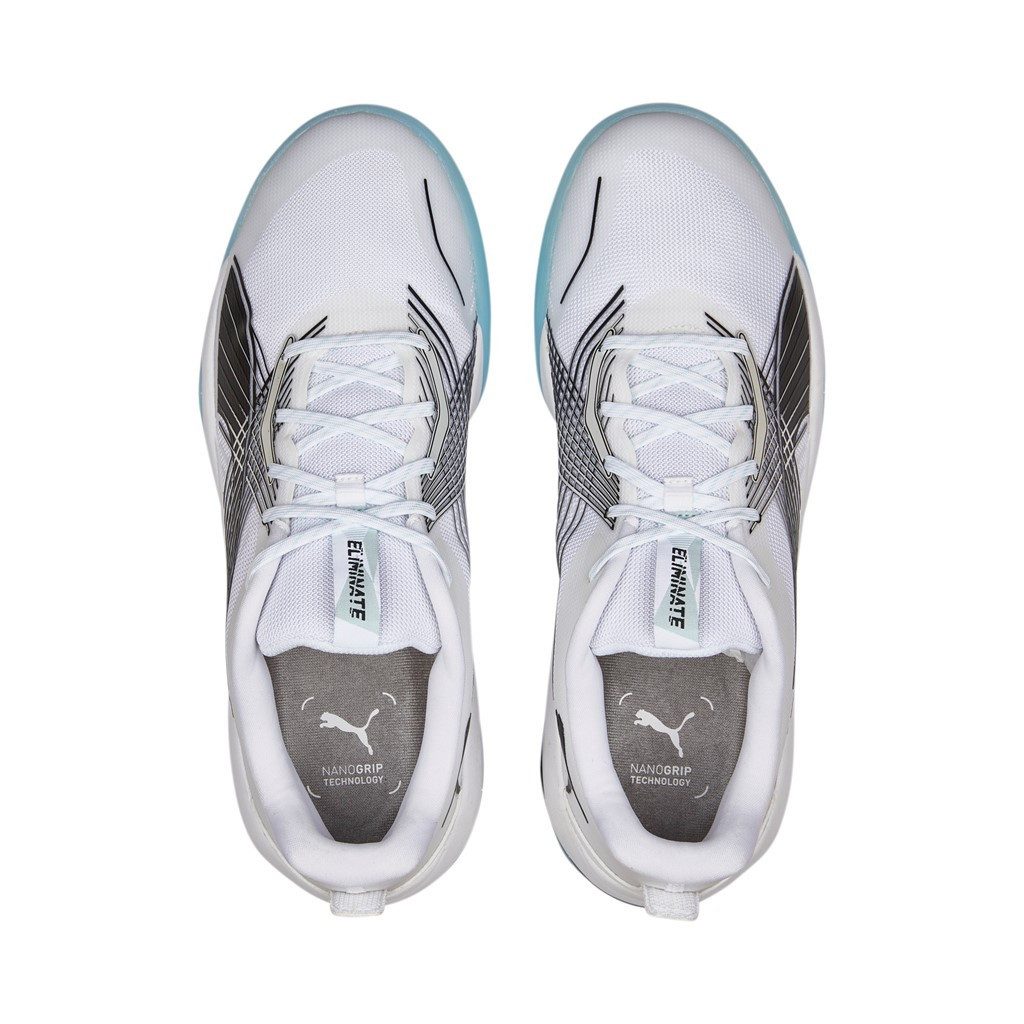 PUMA Hallen-Indoorschuhe Eliminate Power Nitro II weiss/schwarz Herren Badmintonschuh