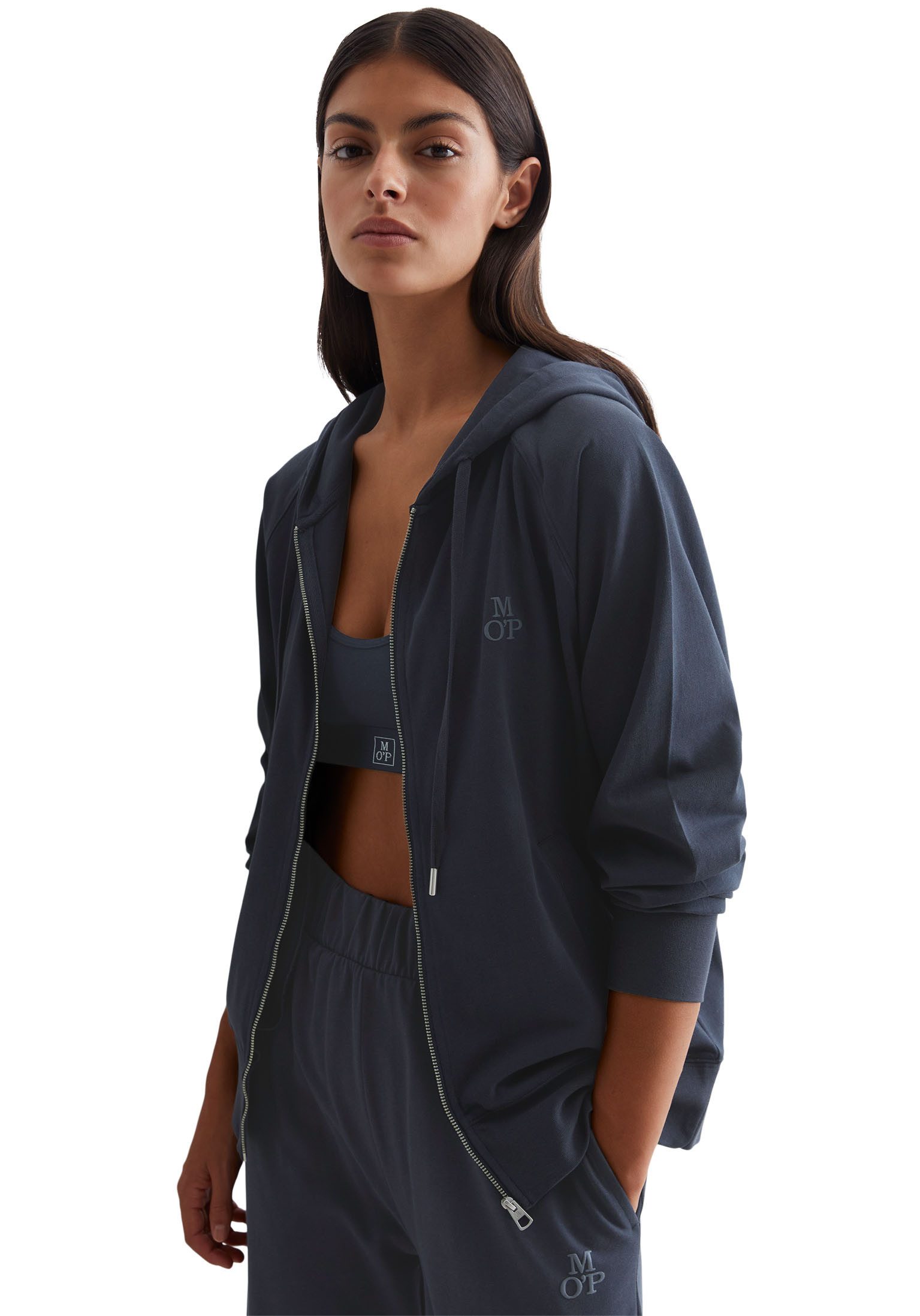 Marc O'Polo Kapuzensweatjacke Heavy Jersey mit günstig online kaufen
