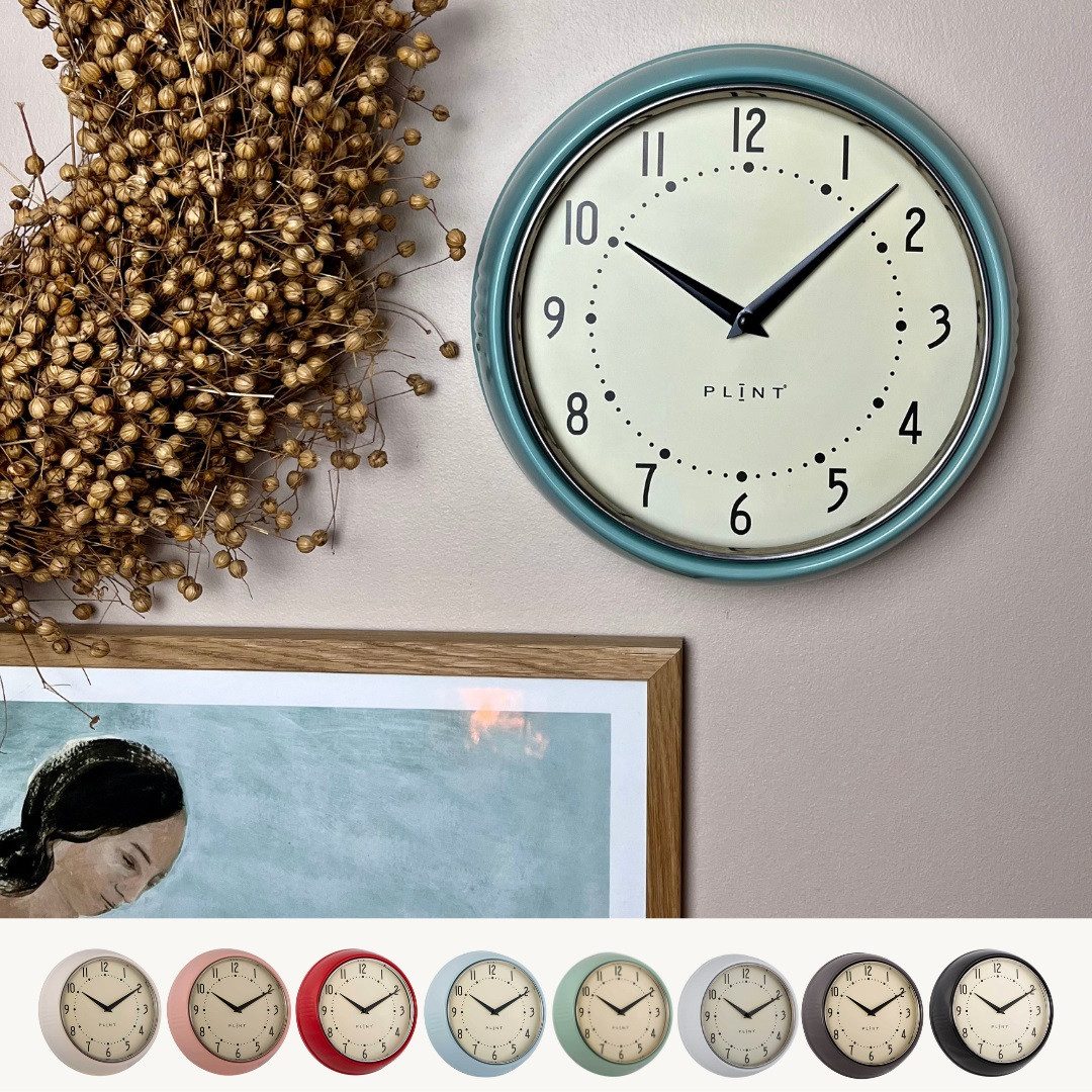 Plint Wanduhr Plint Retro Wanduhr Uhr Küchenuhr Dänisches Design